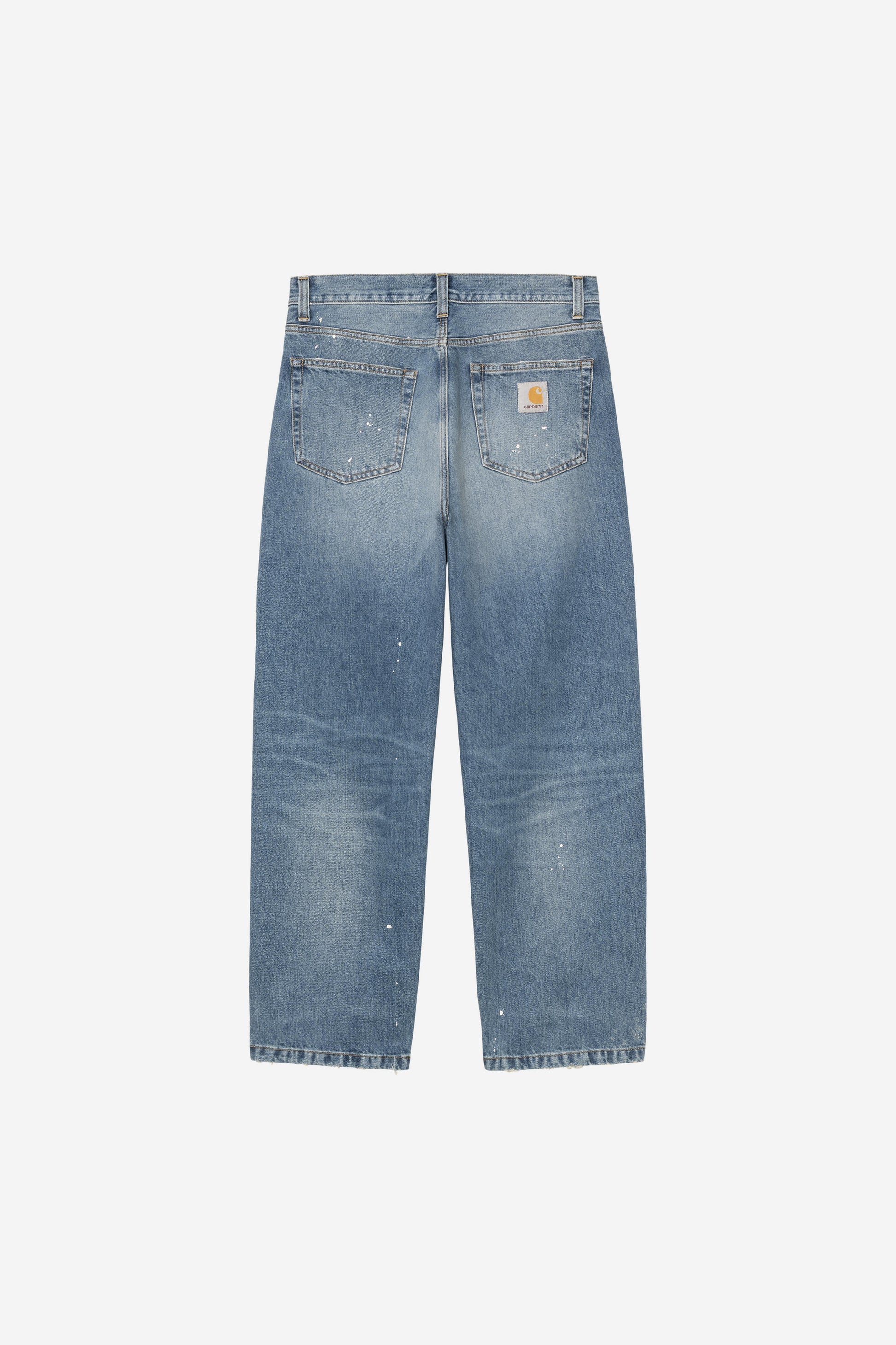 Carhartt WIP  Landon Pant Blue destroy wash splatter