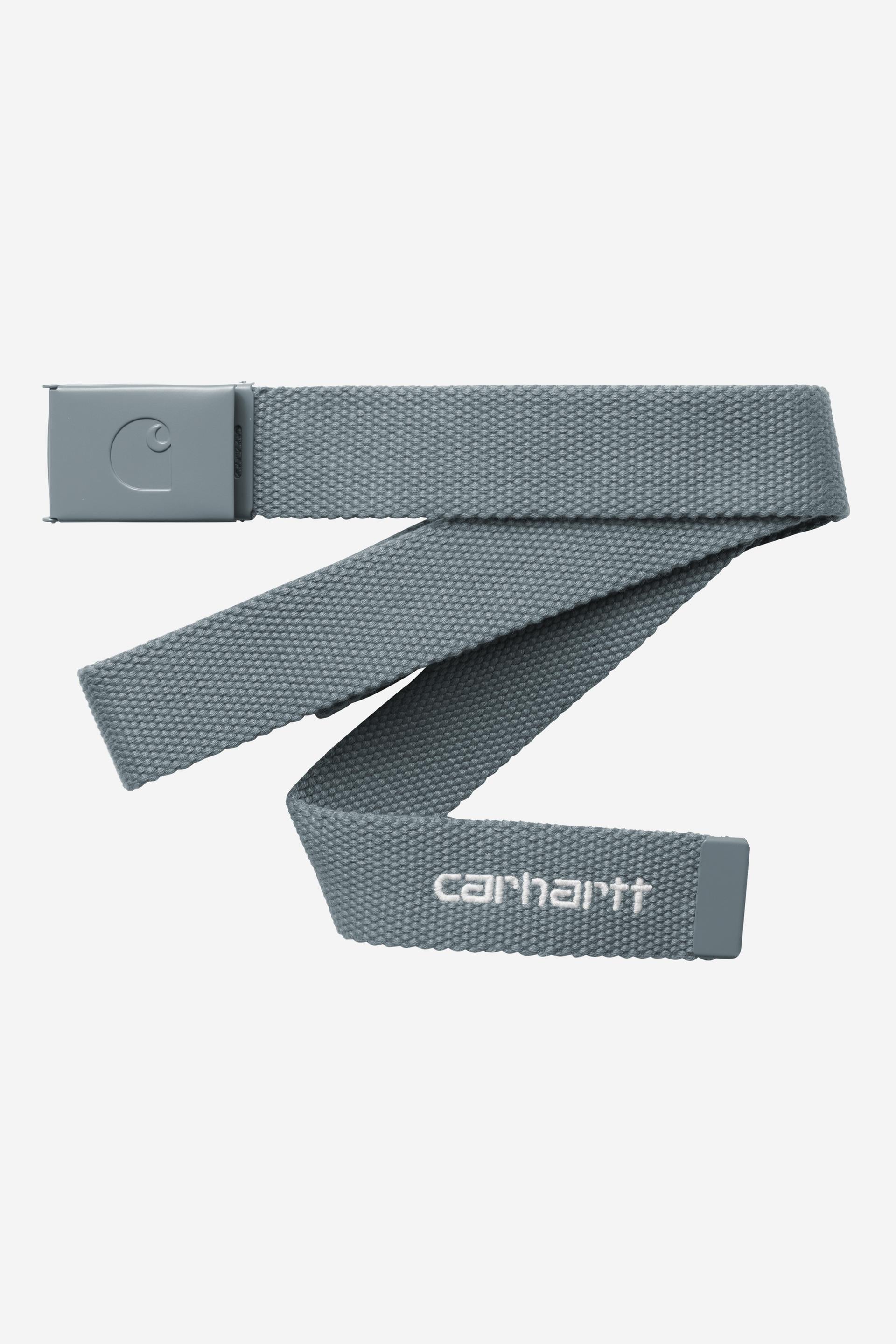Carhartt WIP Clip C-Logo Belt Tonal Cozy Blue / White