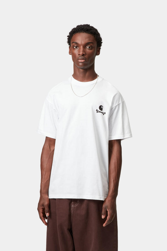 Carhartt WIP S/S C Logo 01 Tee Archive White