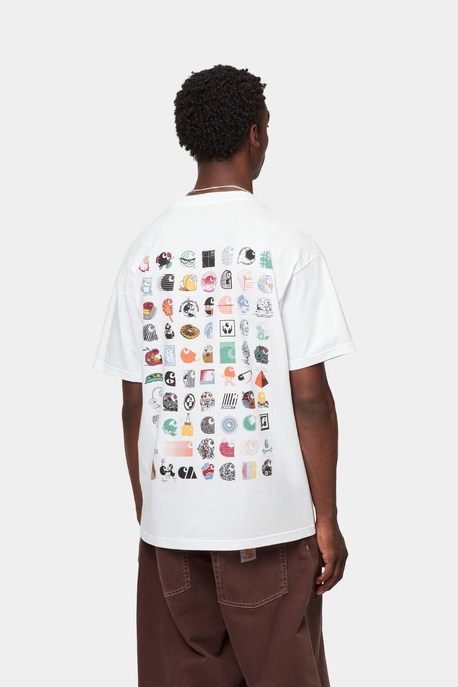 Carhartt WIP S/S C Logo 01 Tee Archive White