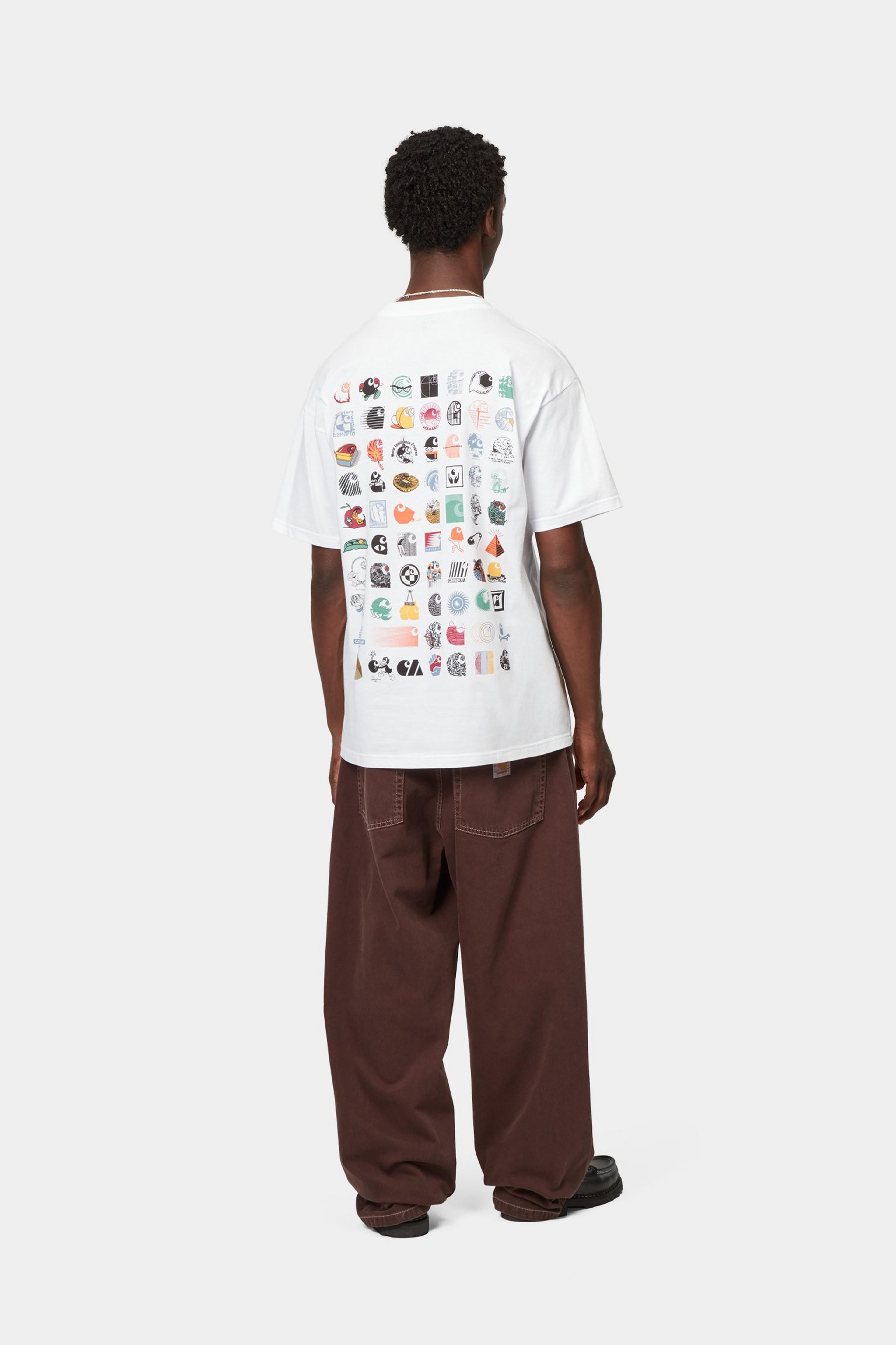 Carhartt WIP S/S C Logo 01 Tee Archive White