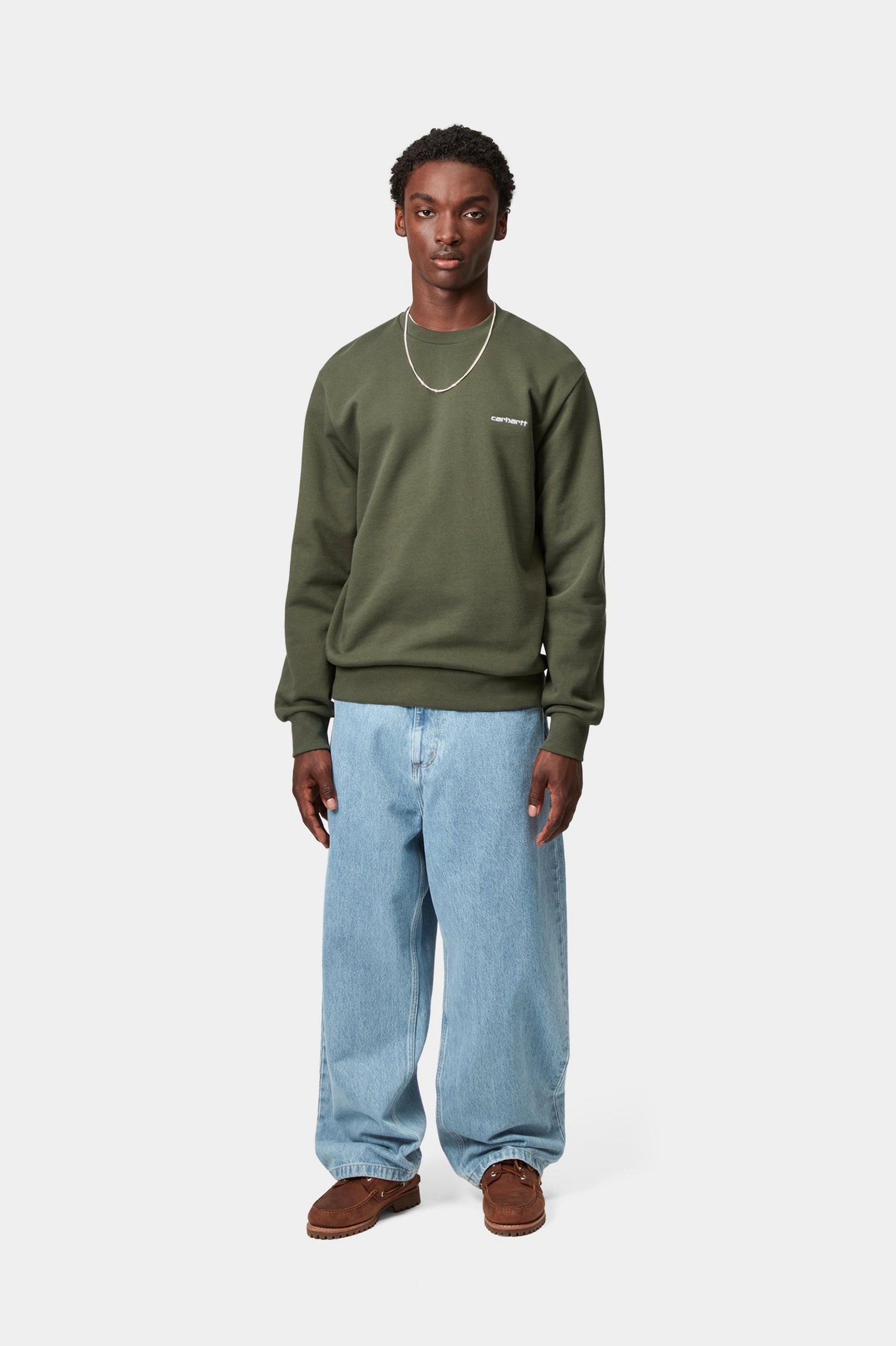 Carhartt WIP Brandon Pant Blue Stone Bleached
