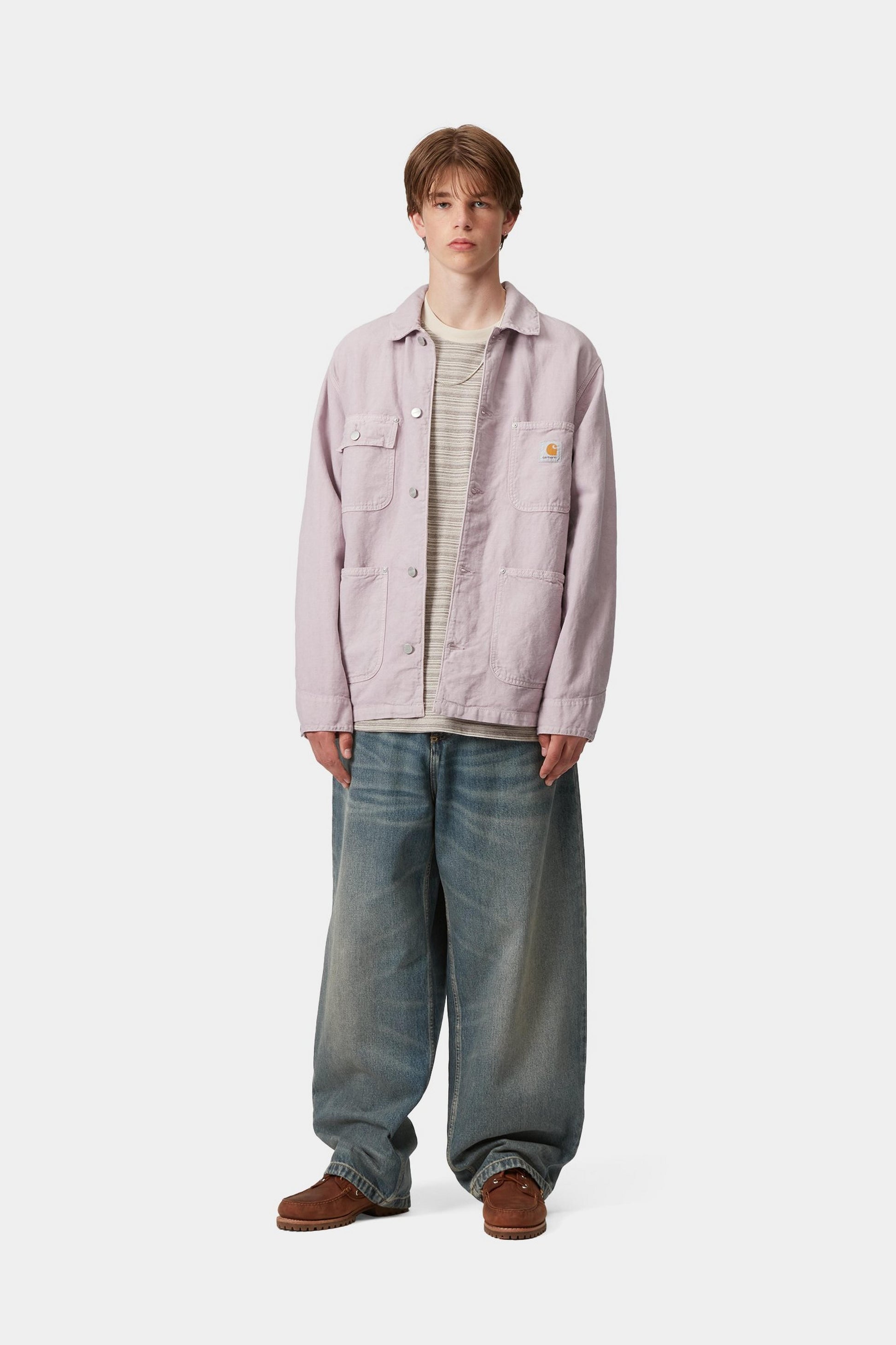 Carhartt Brandon Pant Blue Worn Used Wash Denim