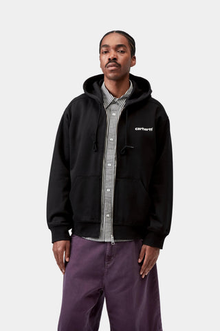 Carhartt WIP Hooded Archive Lines Jacket Black