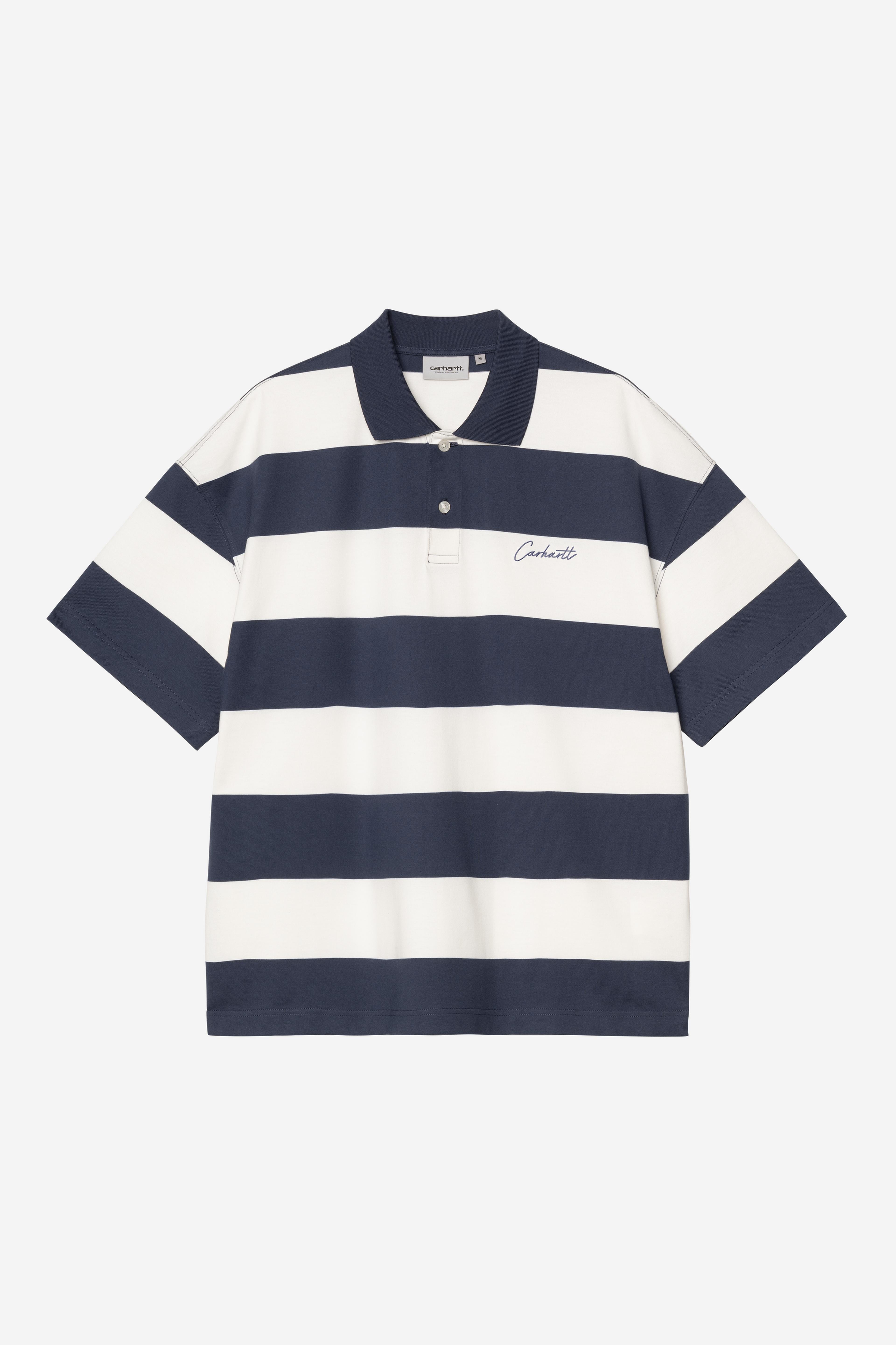Carhartt WIP S/S Delray Polo Delray Stripe / Blue