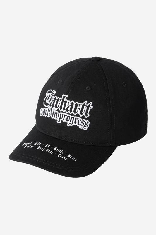 Carhartt WIP World Tour Cap Black/White