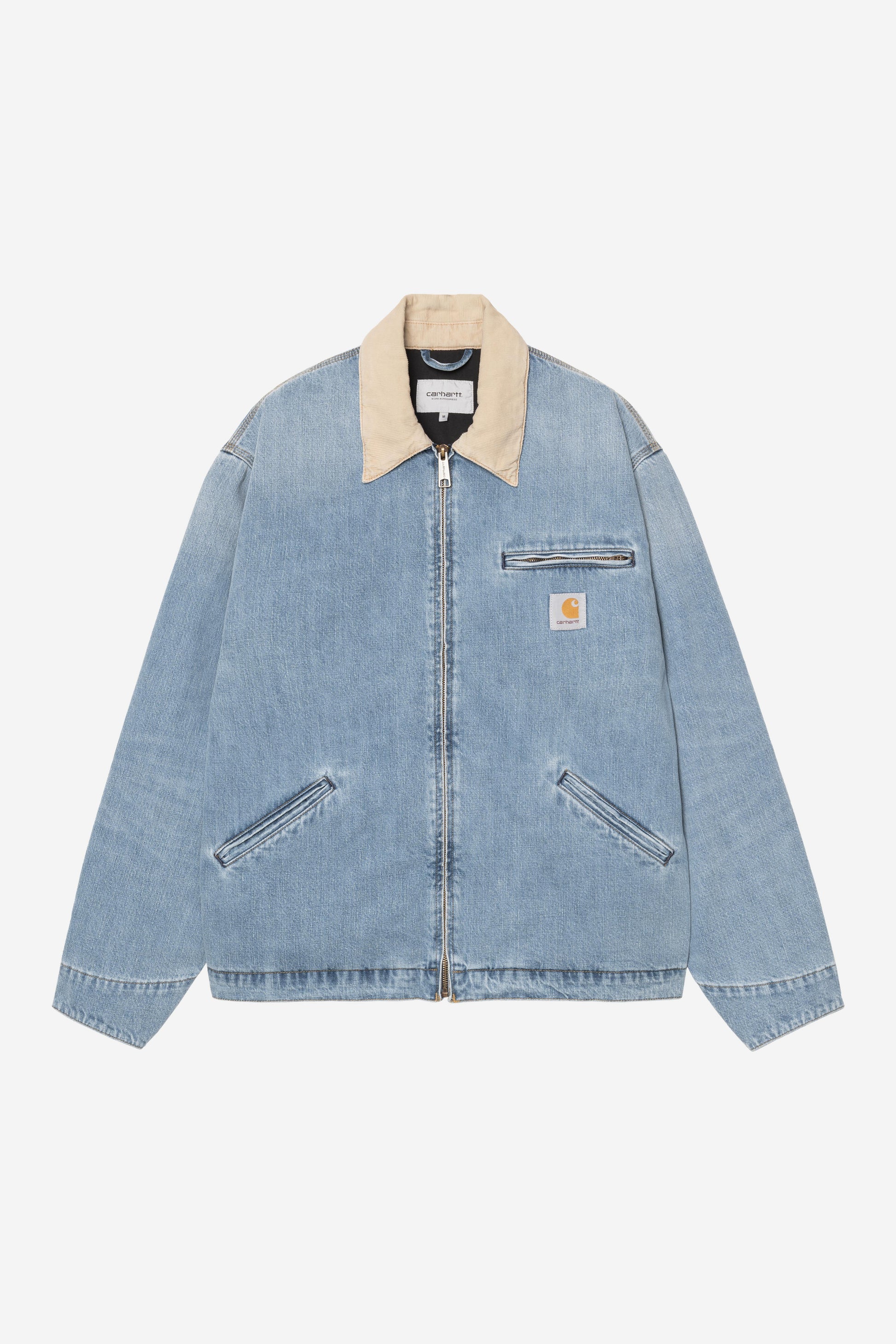 Carhartt WIP OG Detroit Jacket Blue / Dusty H Brown (Burst Washed)