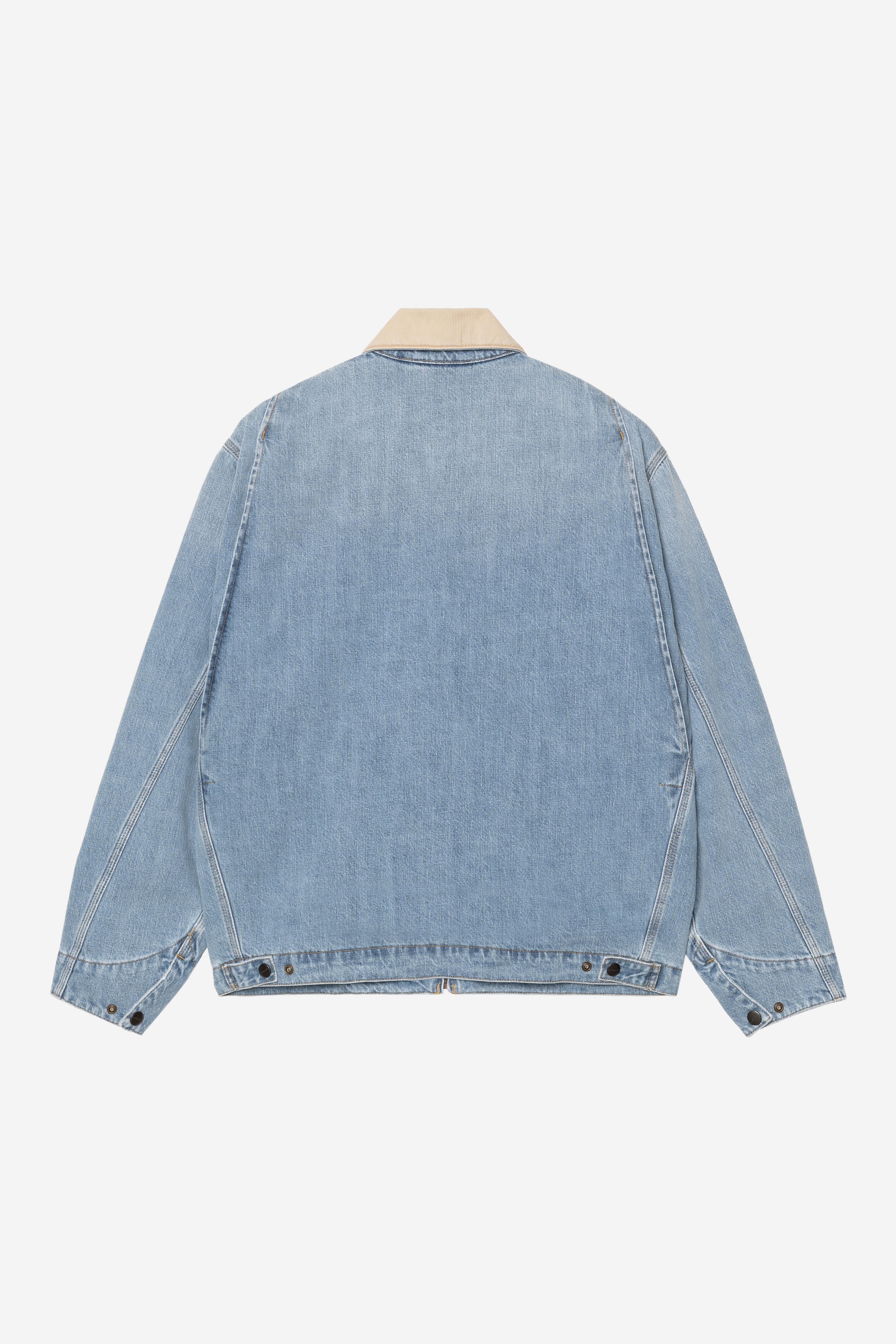 Carhartt WIP OG Detroit Jacket Blue / Dusty H Brown (Burst Washed)