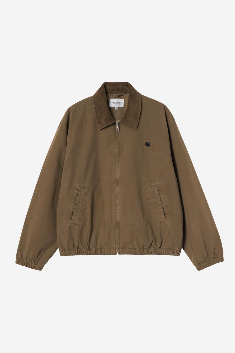 Carhartt WIP Madison Ripstop Jacket Dark Beech / Black Garment Dyed