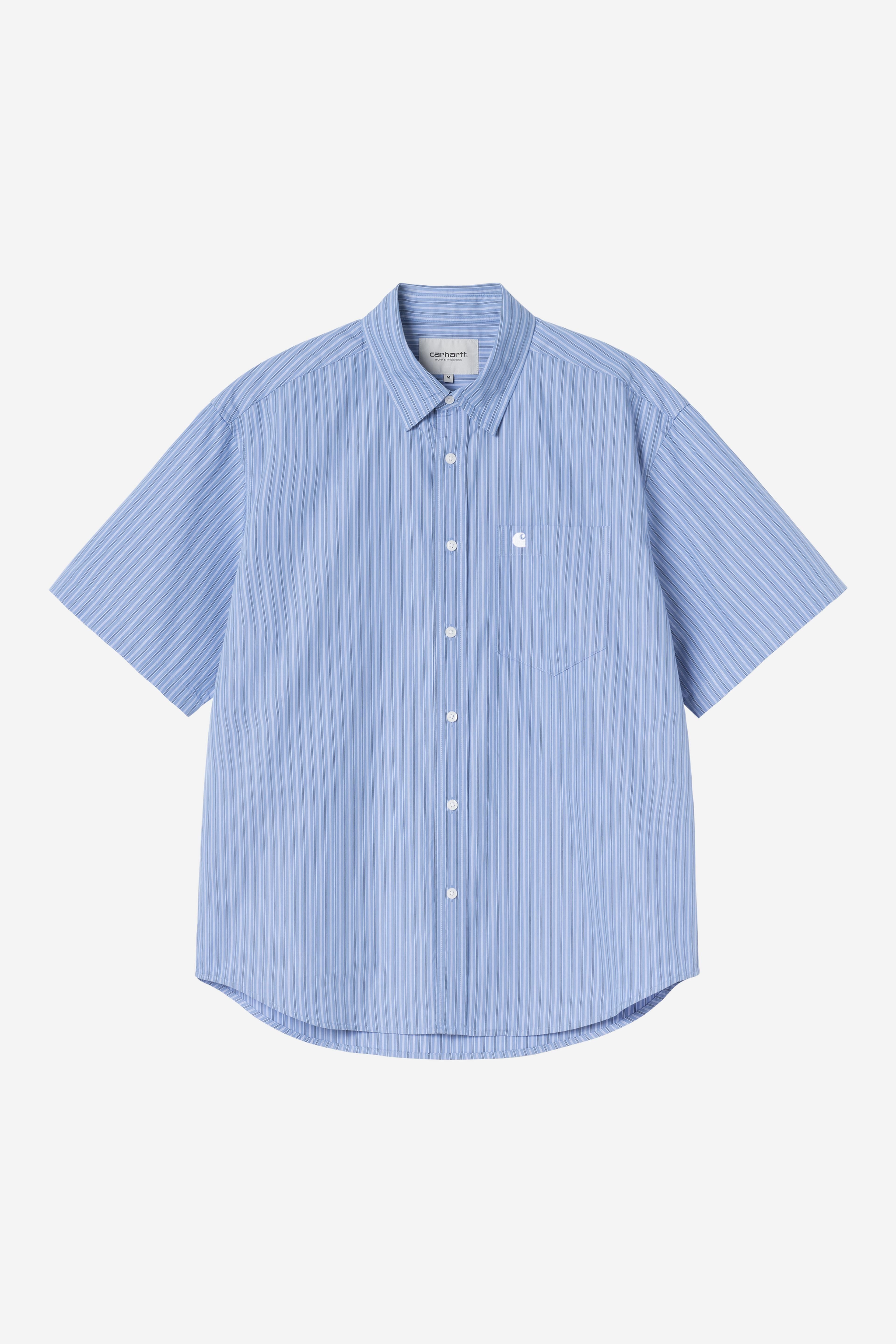 Carhartt WIP S/S Keene Shirt Keene Stripe / Curacao