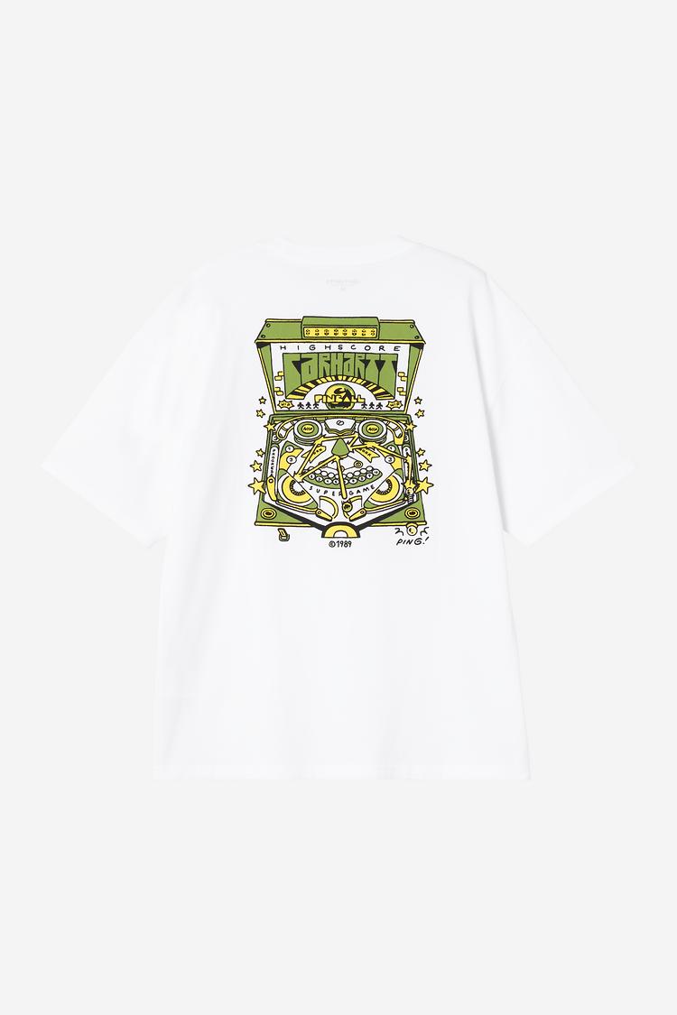 Carhartt WIP S/S Pinball Tee White