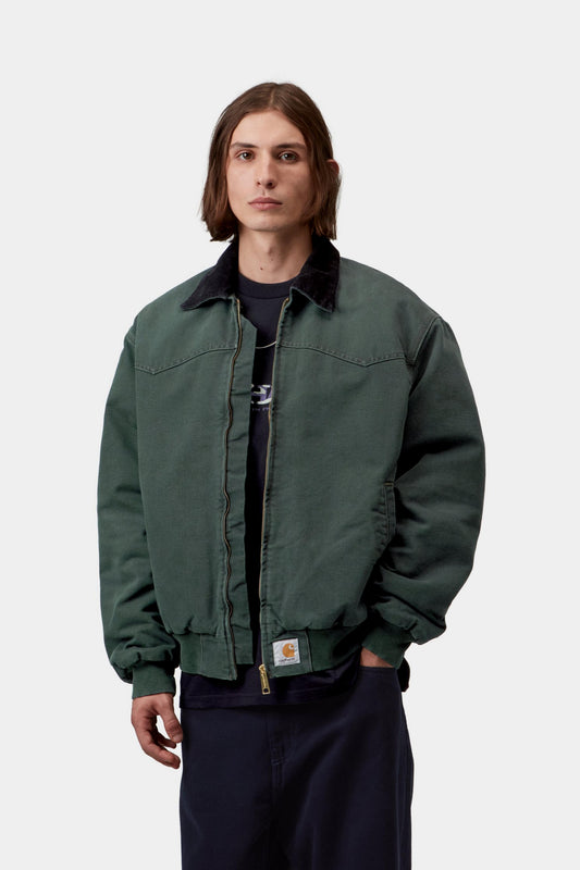 Carhartt WIP OG Santa Fe Jacket Raven / Black Stone Canvas