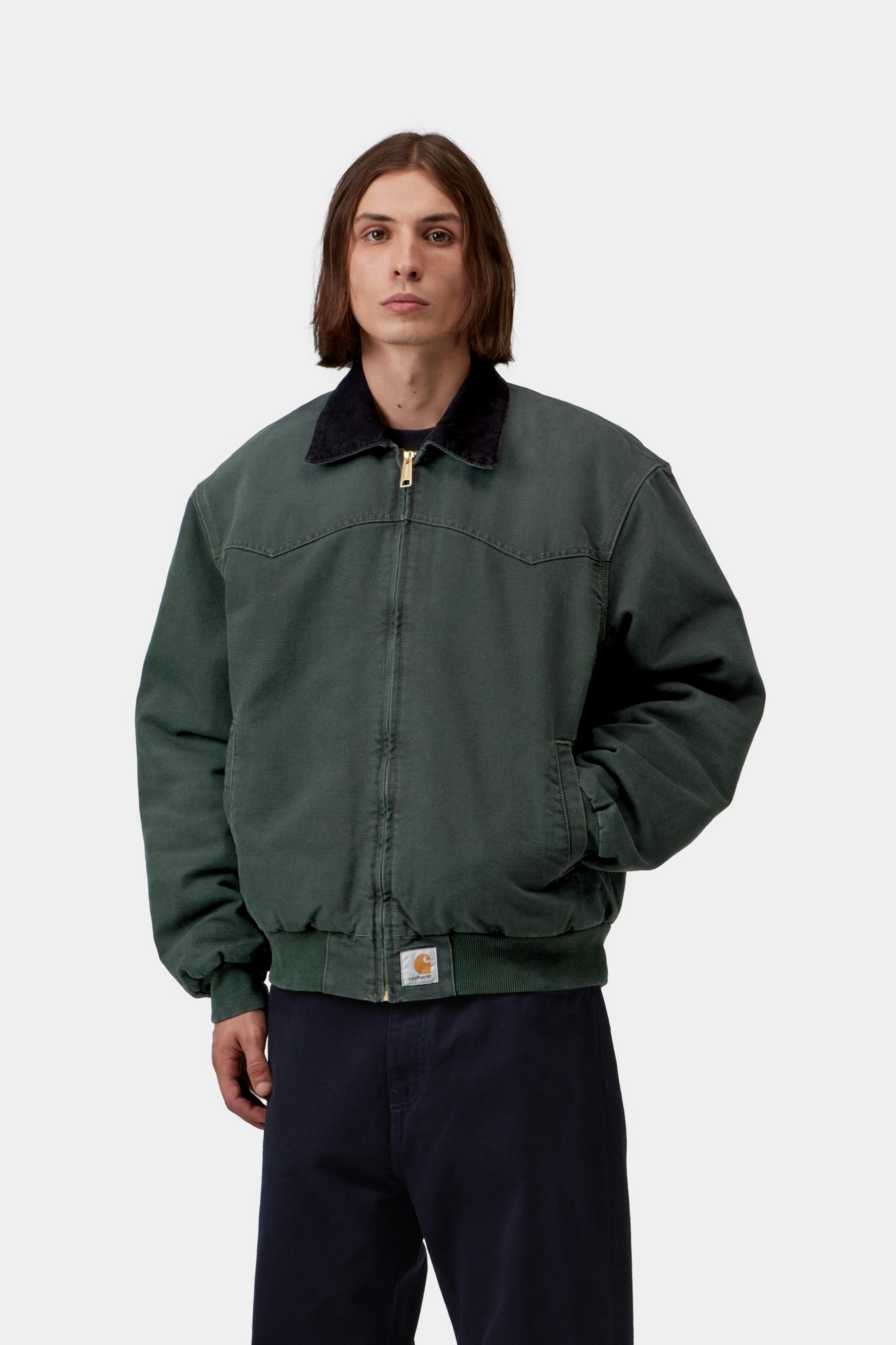 Carhartt WIP OG Santa Fe Jacket Raven / Black Stone Canvas