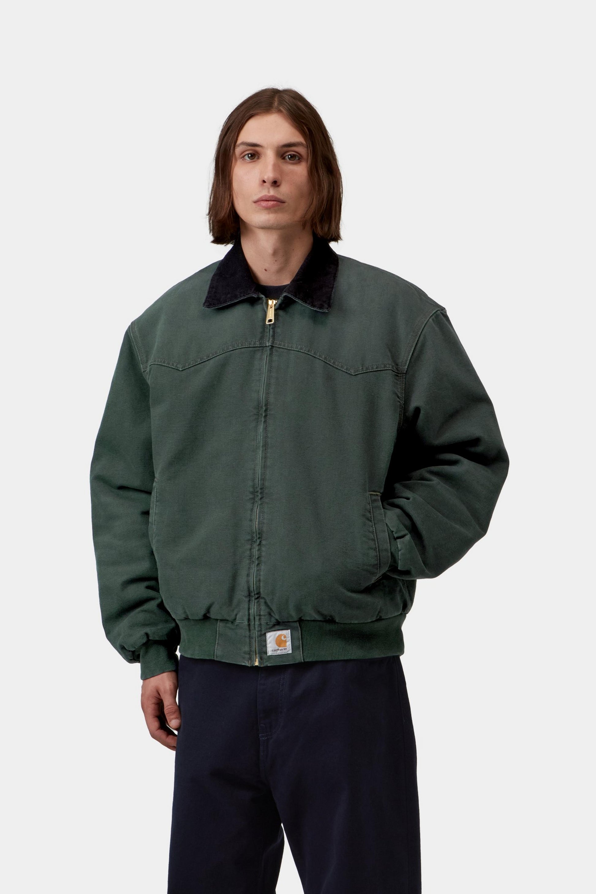 Carhartt WIP OG Santa Fe Jacket Raven / Black Stone Canvas