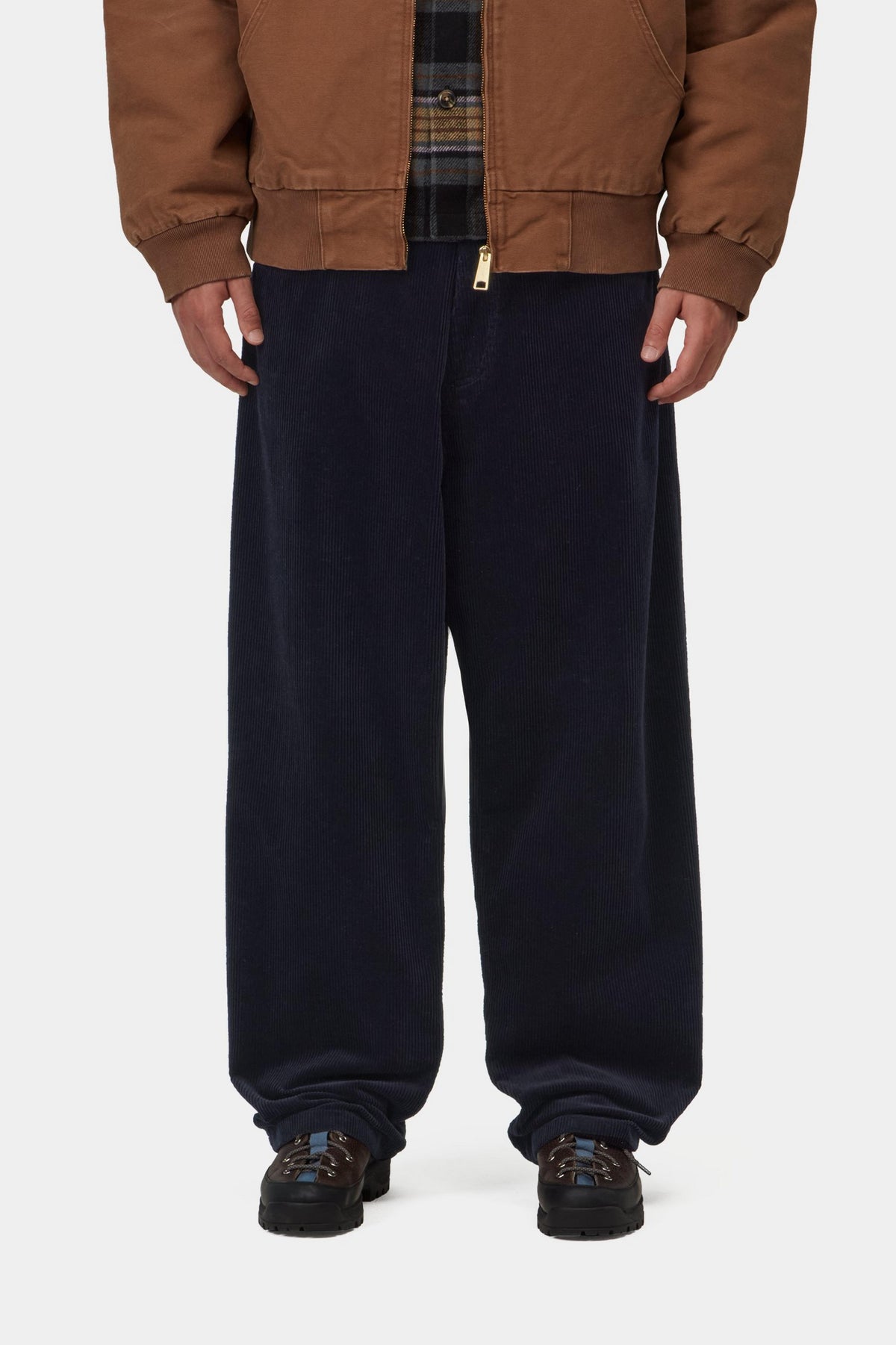 Carhartt WIP Brandon Pant Corduroy Dark Navy Rinsed