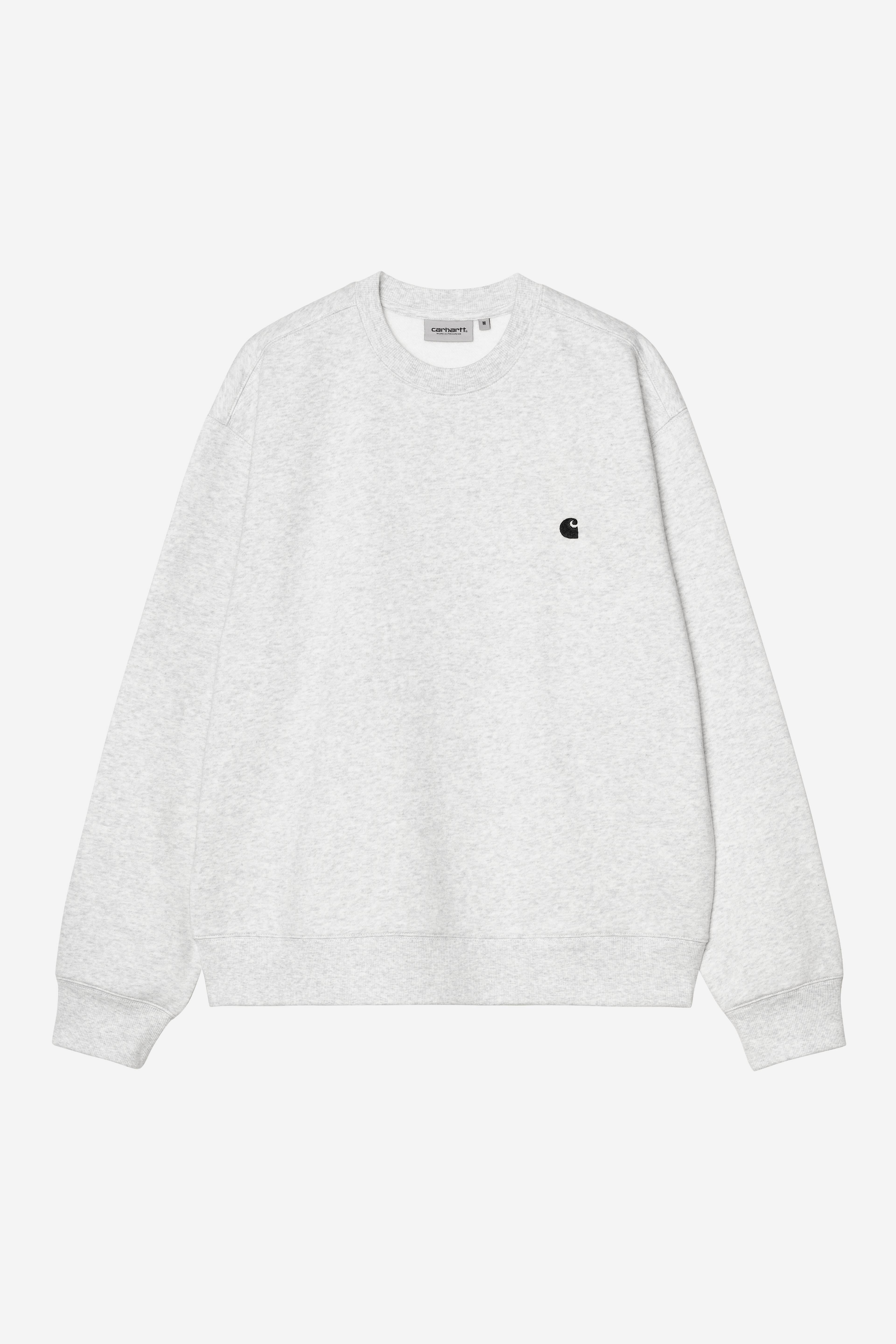 Carhartt WIP Mack Sweat Ash Heather / Black