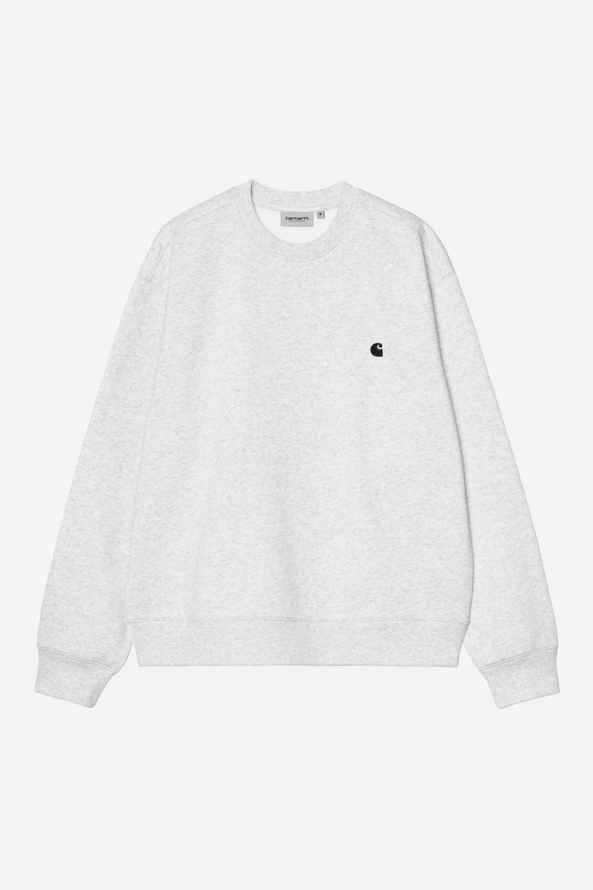 Carhartt WIP Mack Sweat Ash Heather / Black
