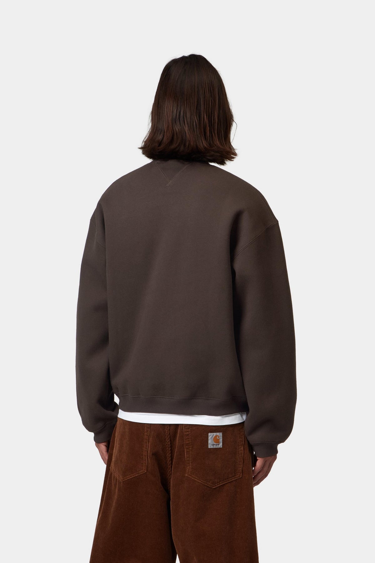 Carhartt WIP Ebbert Sweat Tobacco / White