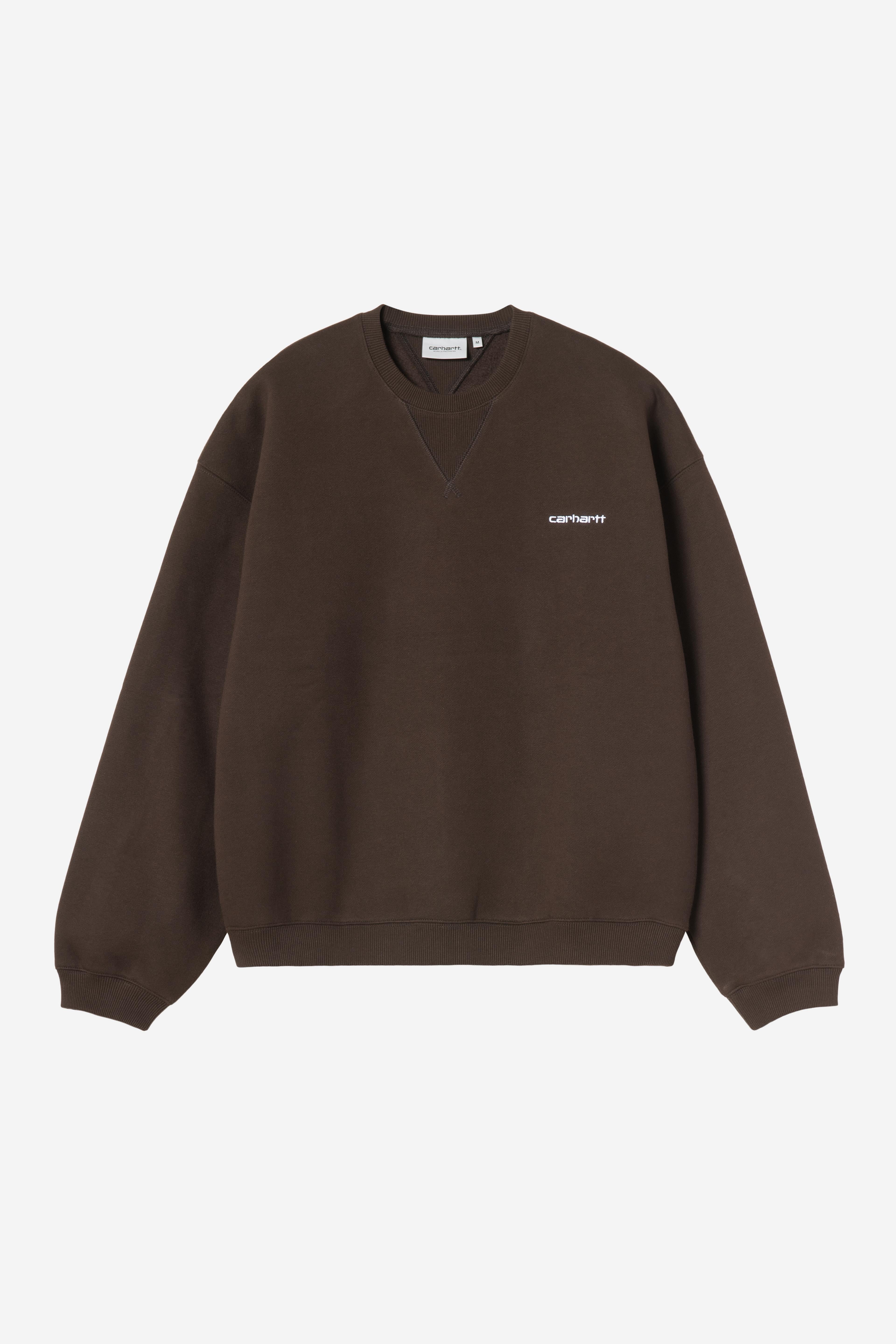 Carhartt WIP Ebbert Sweat Tobacco / White