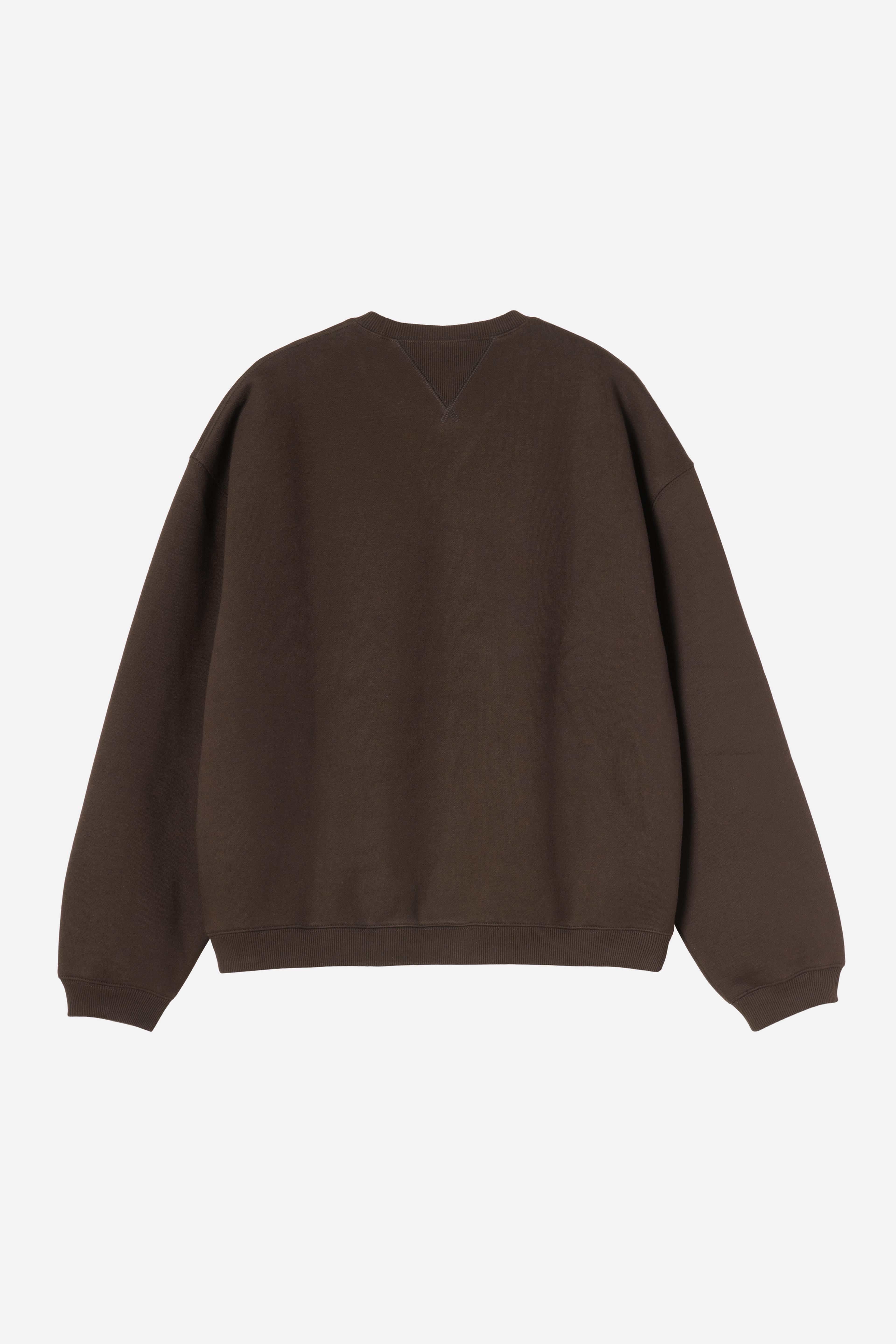 Carhartt WIP Ebbert Sweat Tobacco / White