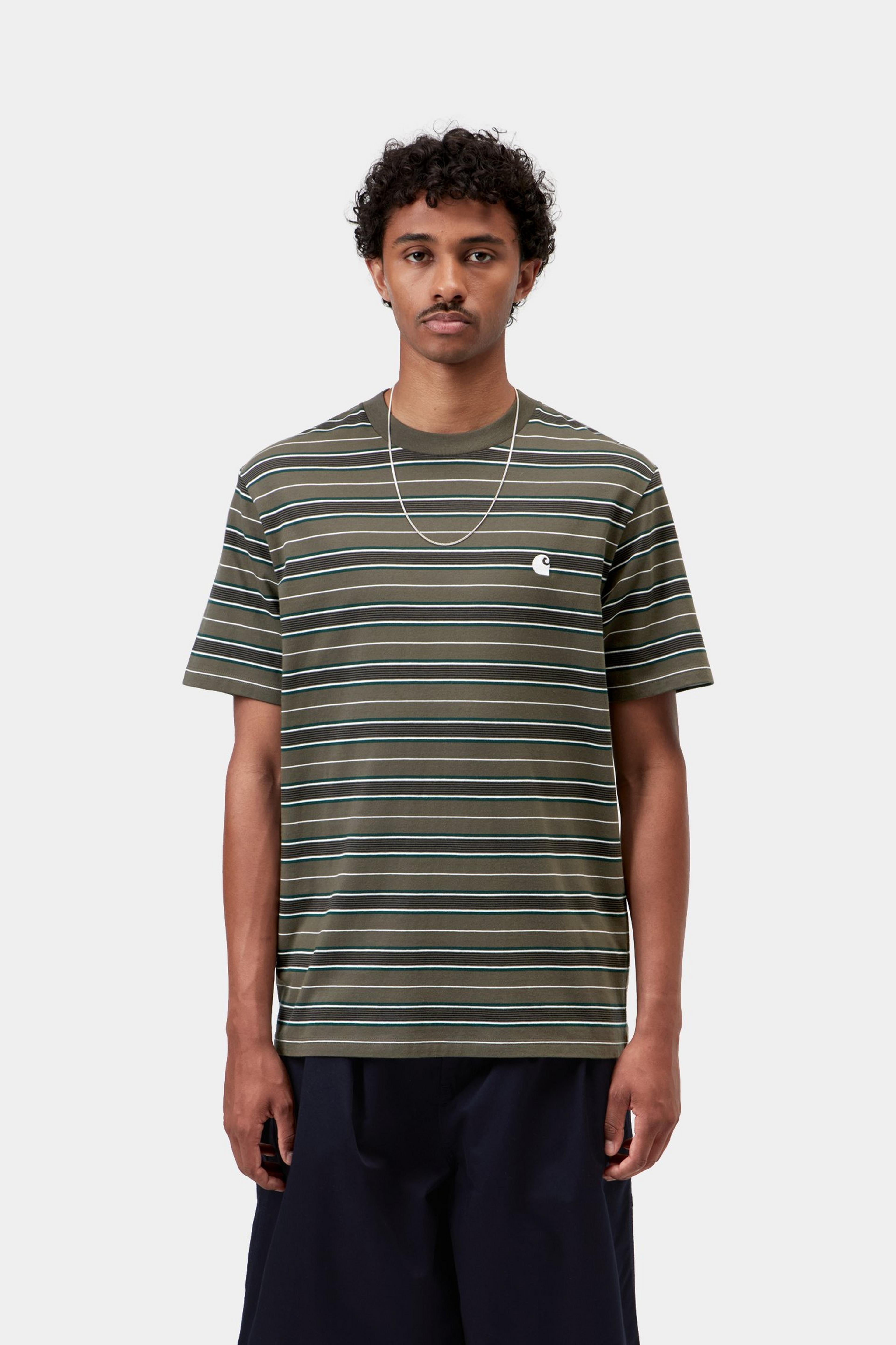Carhartt WIP Bronson Tee Bronson Stripe / Cypress