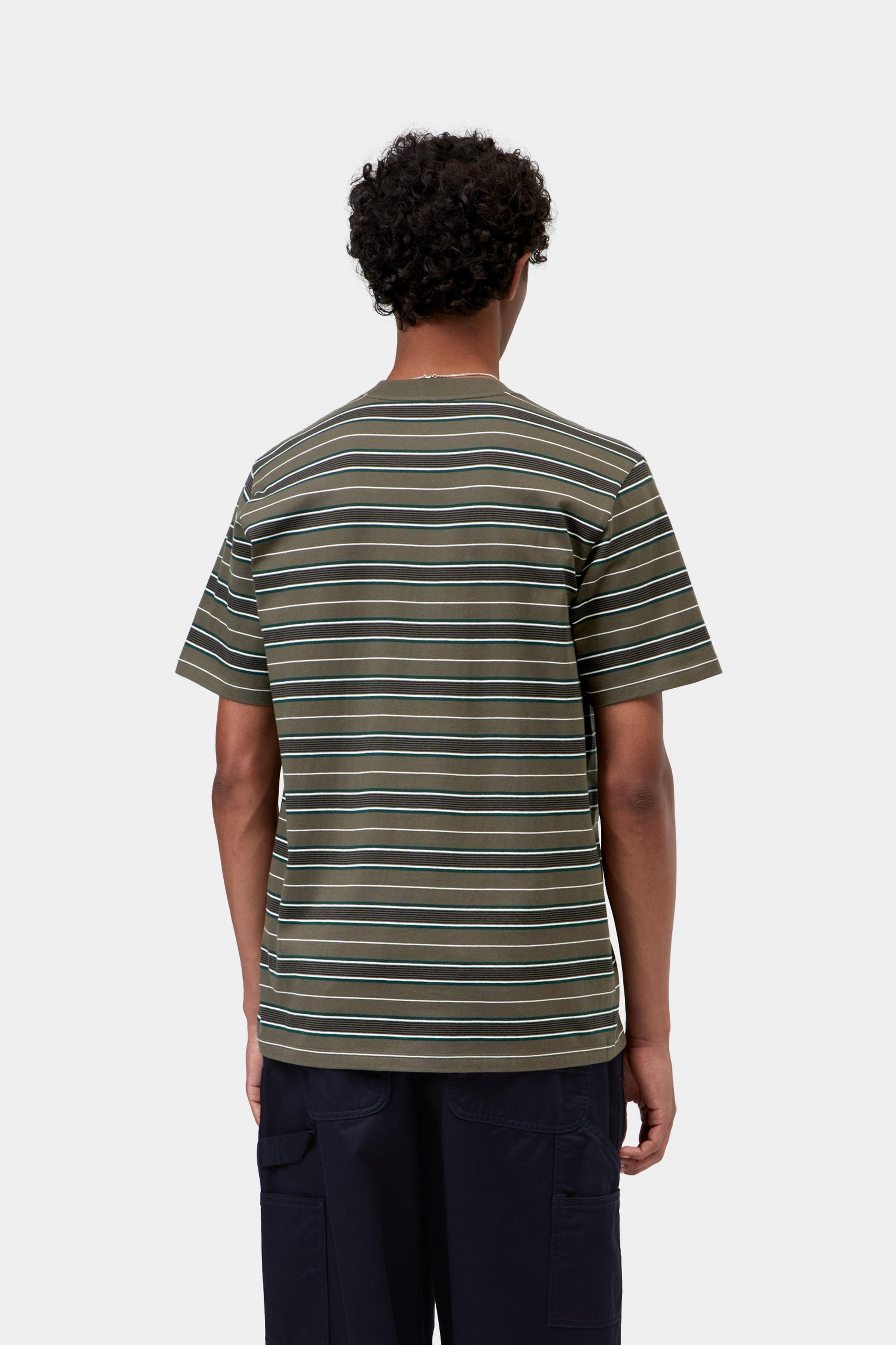 Carhartt WIP Bronson Tee Bronson Stripe / Cypress