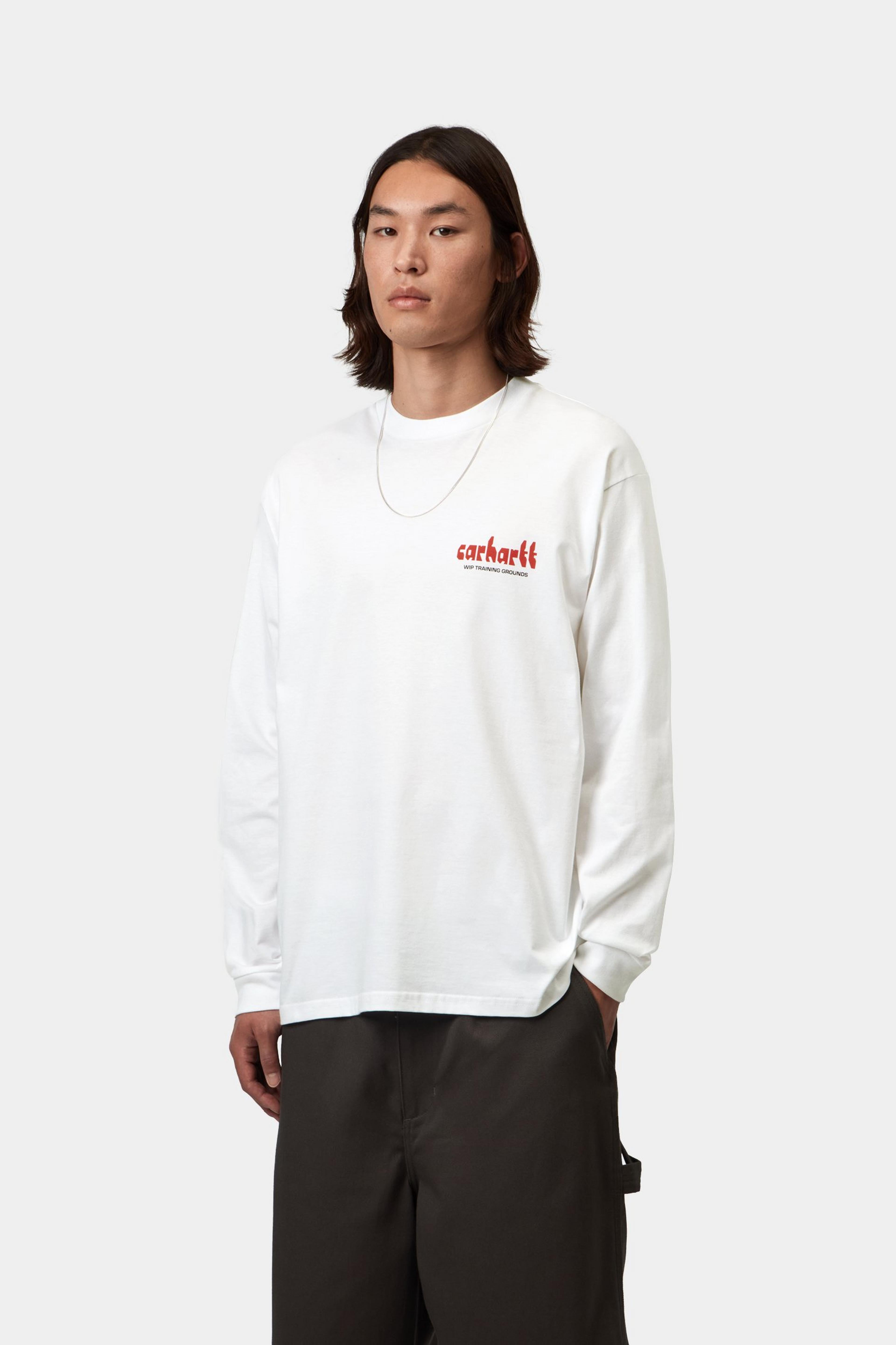 Carhartt Framework Longsleeve Tee White
