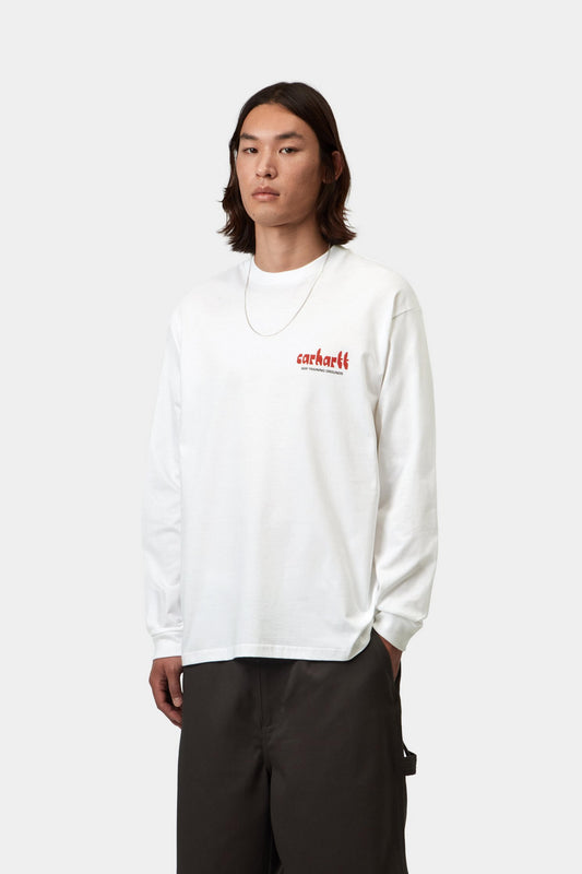 Carhartt Framework Longsleeve Tee White