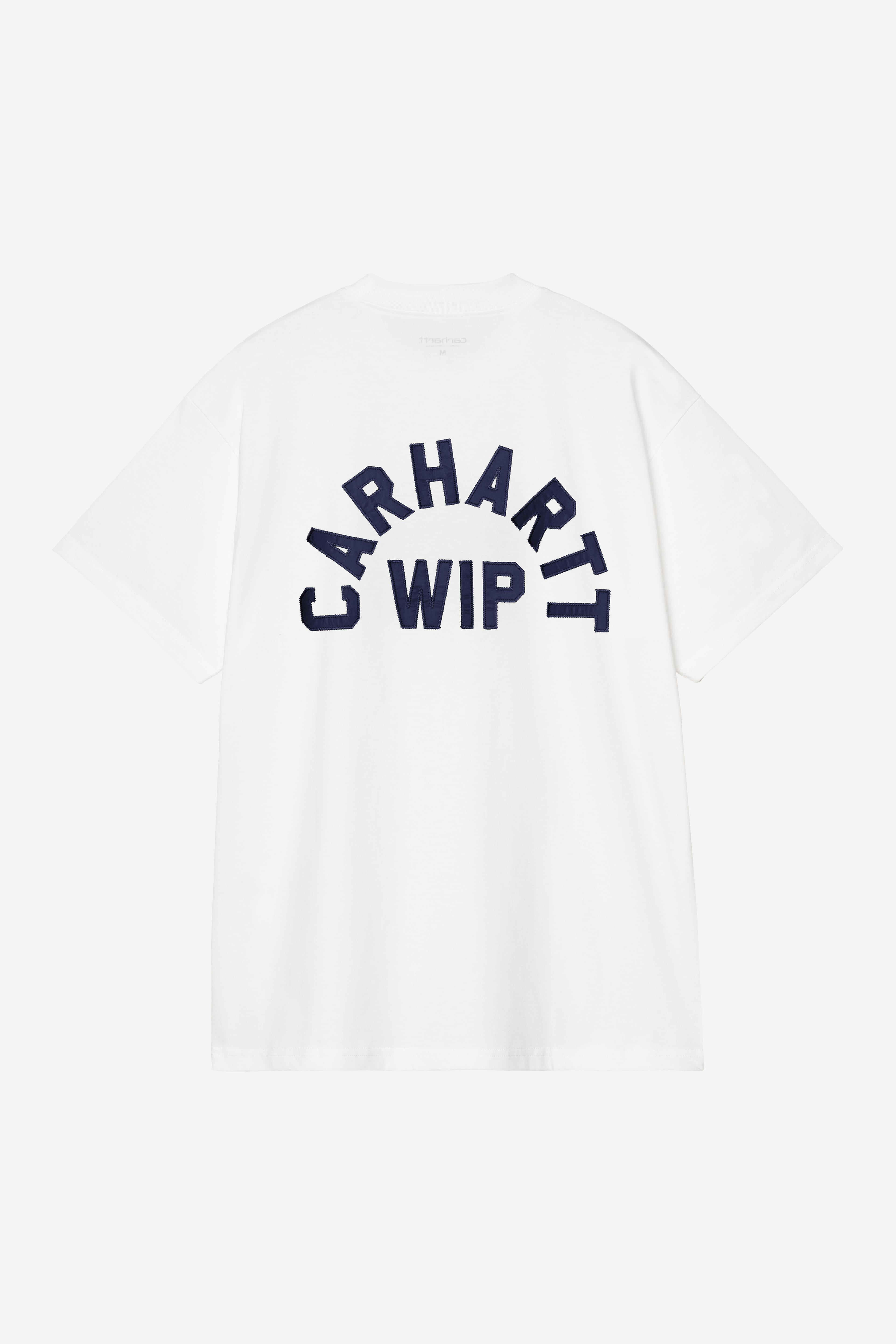Carhartt WIP Arch Script Tee White/Dark Navy