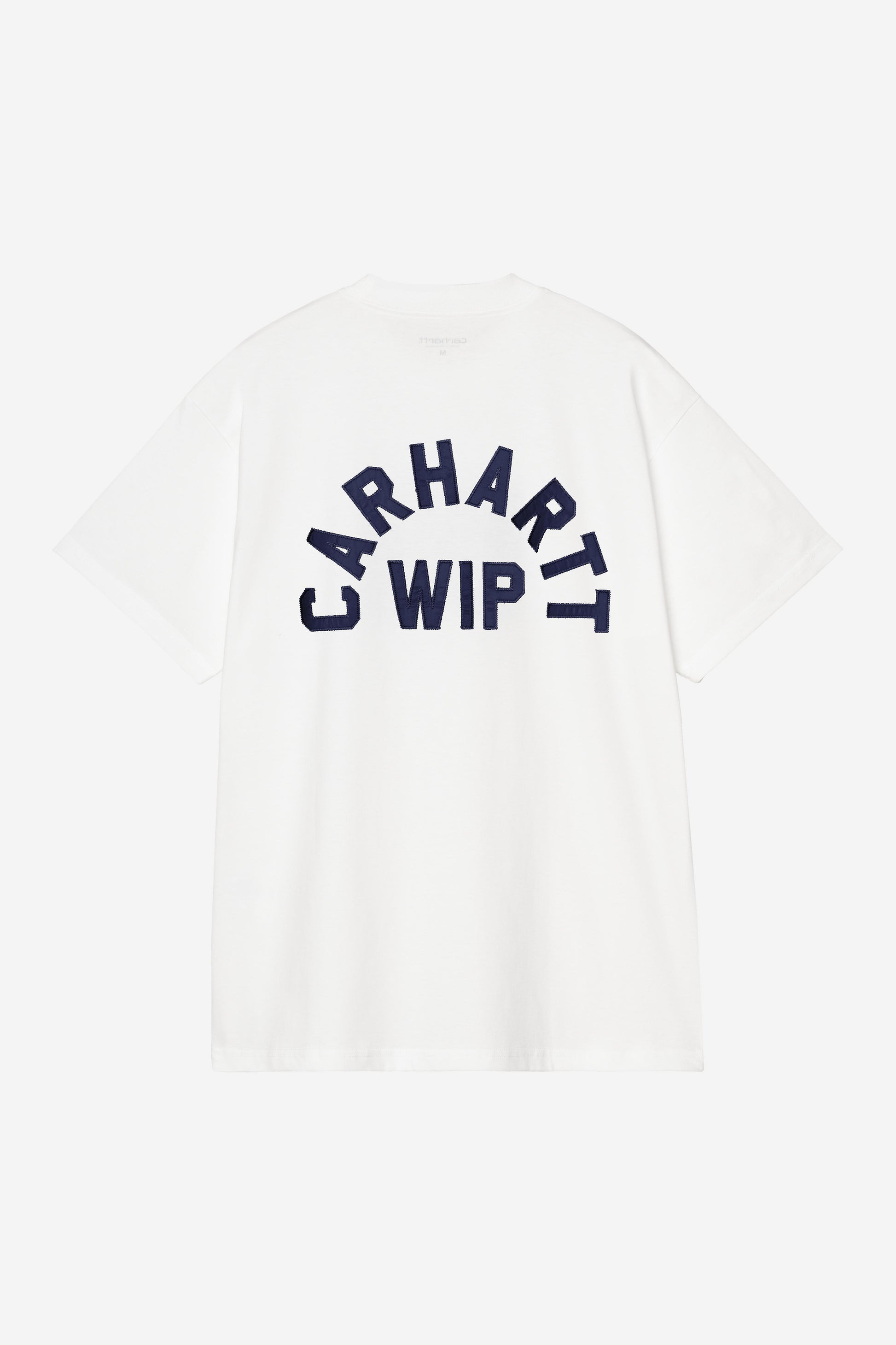 Carhartt WIP Arch Script Tee White/Dark Navy