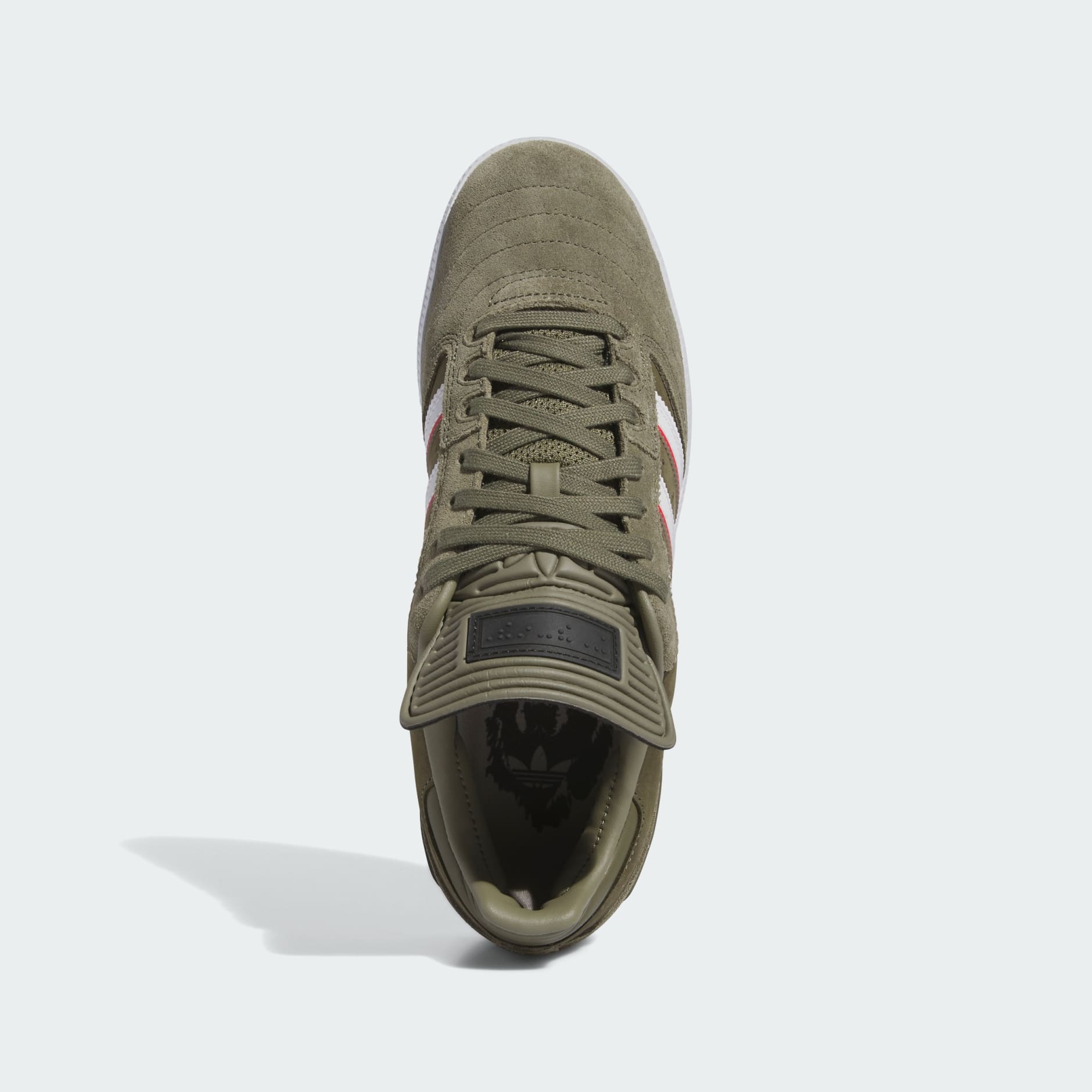 ADIDAS BUSENITZ  X DAN MANCINA OLIVE GREEN STRATA/RED/WHITE