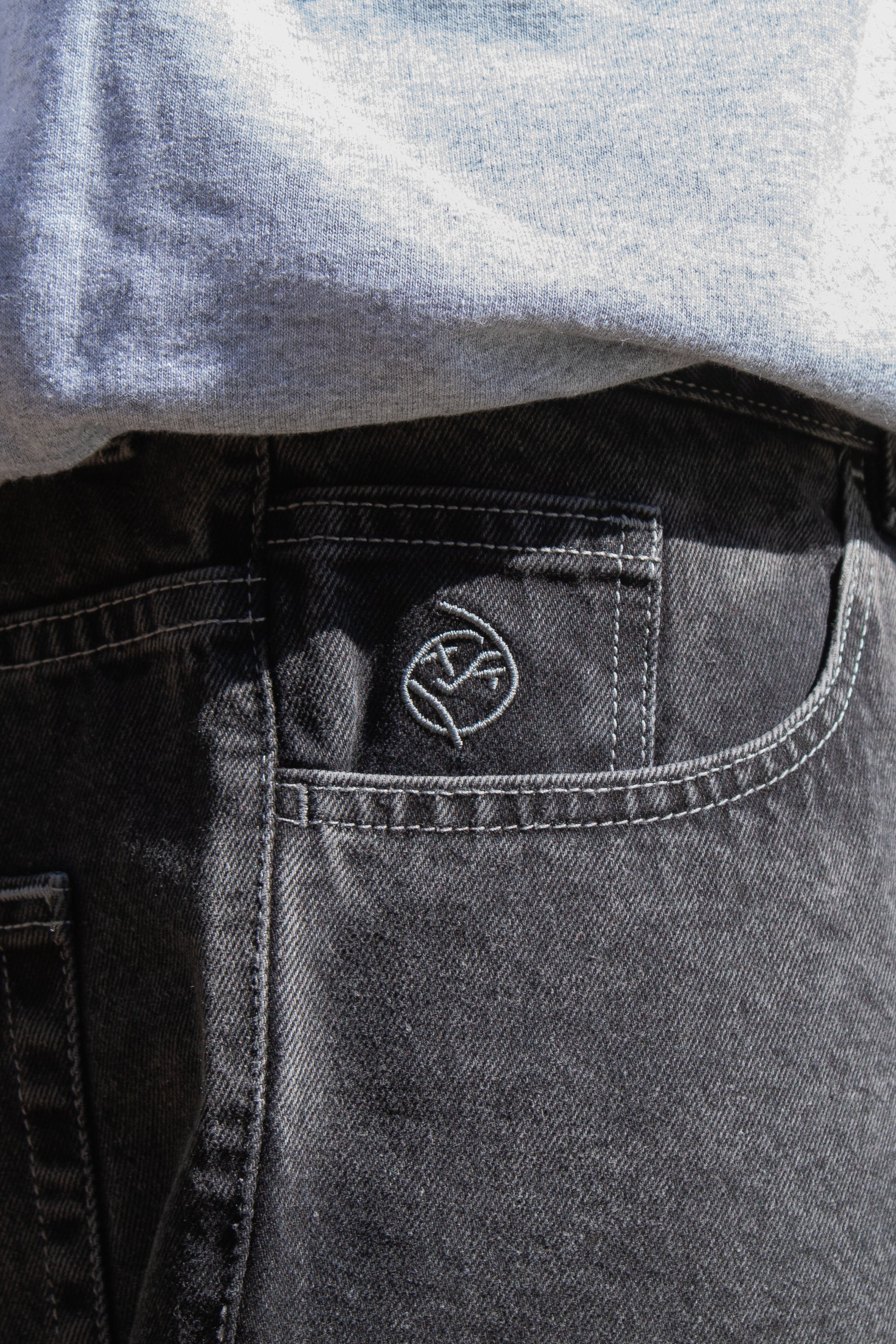 Polar Big Boy Shorts Silver Black