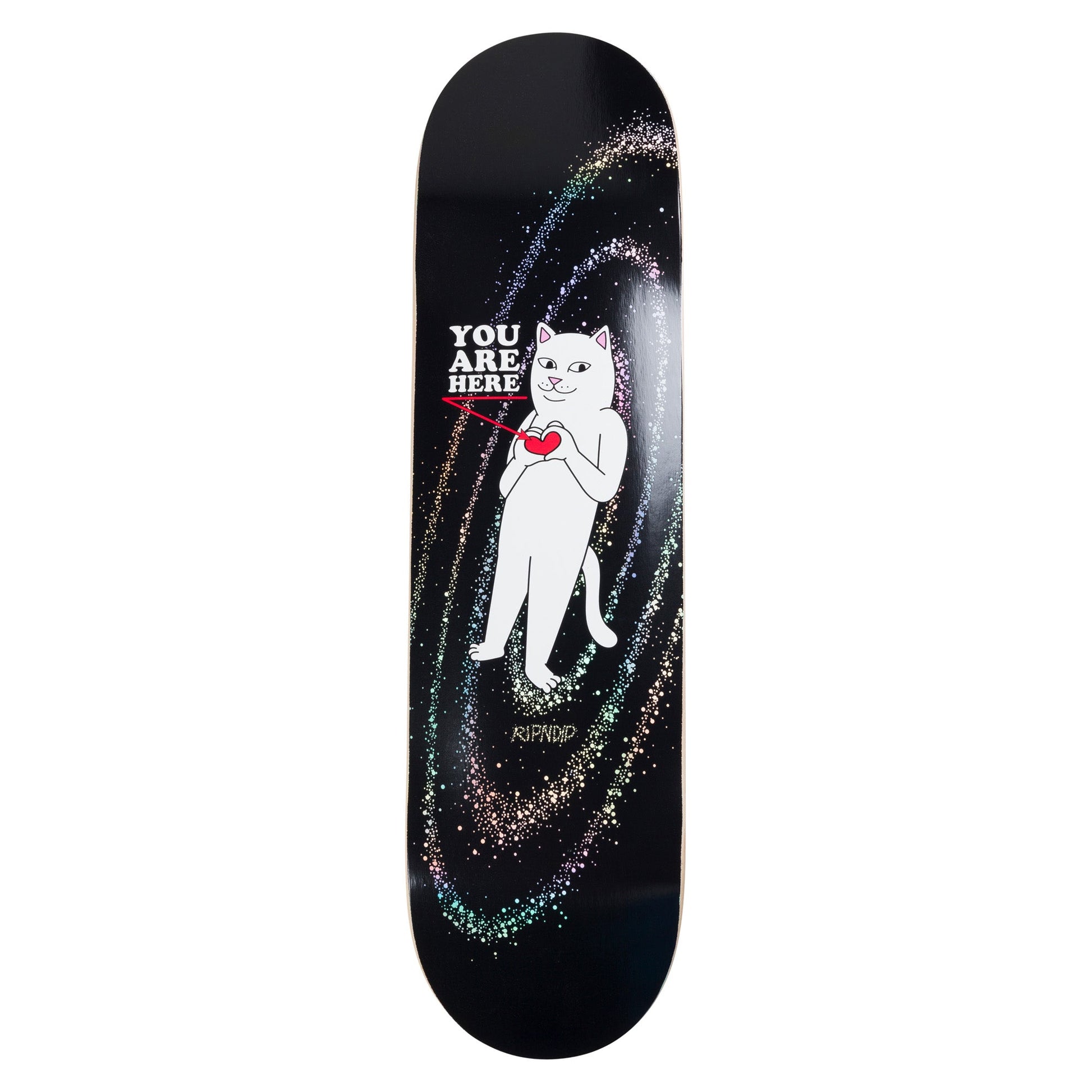 RIPNDIP You Are Here Deck - Black - 8.0