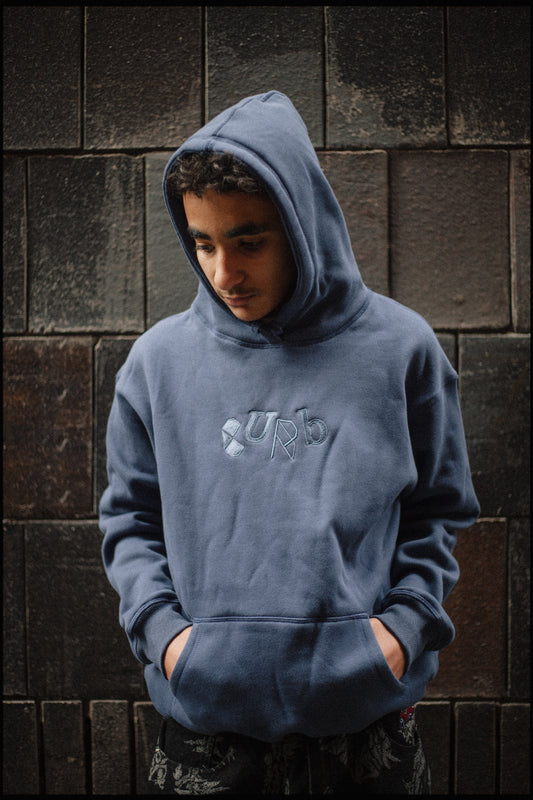 Curb Mash-Up Hoodie Navy/Navy