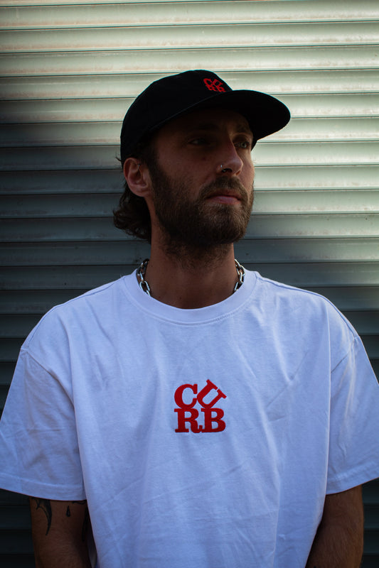 Curb Park Tee White