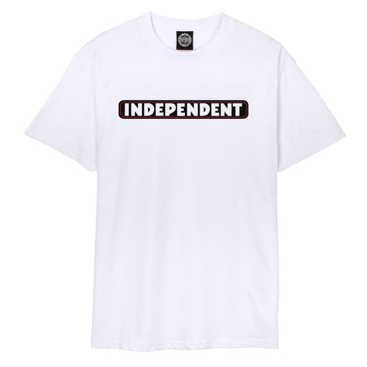Independent Bar Logo Tee White