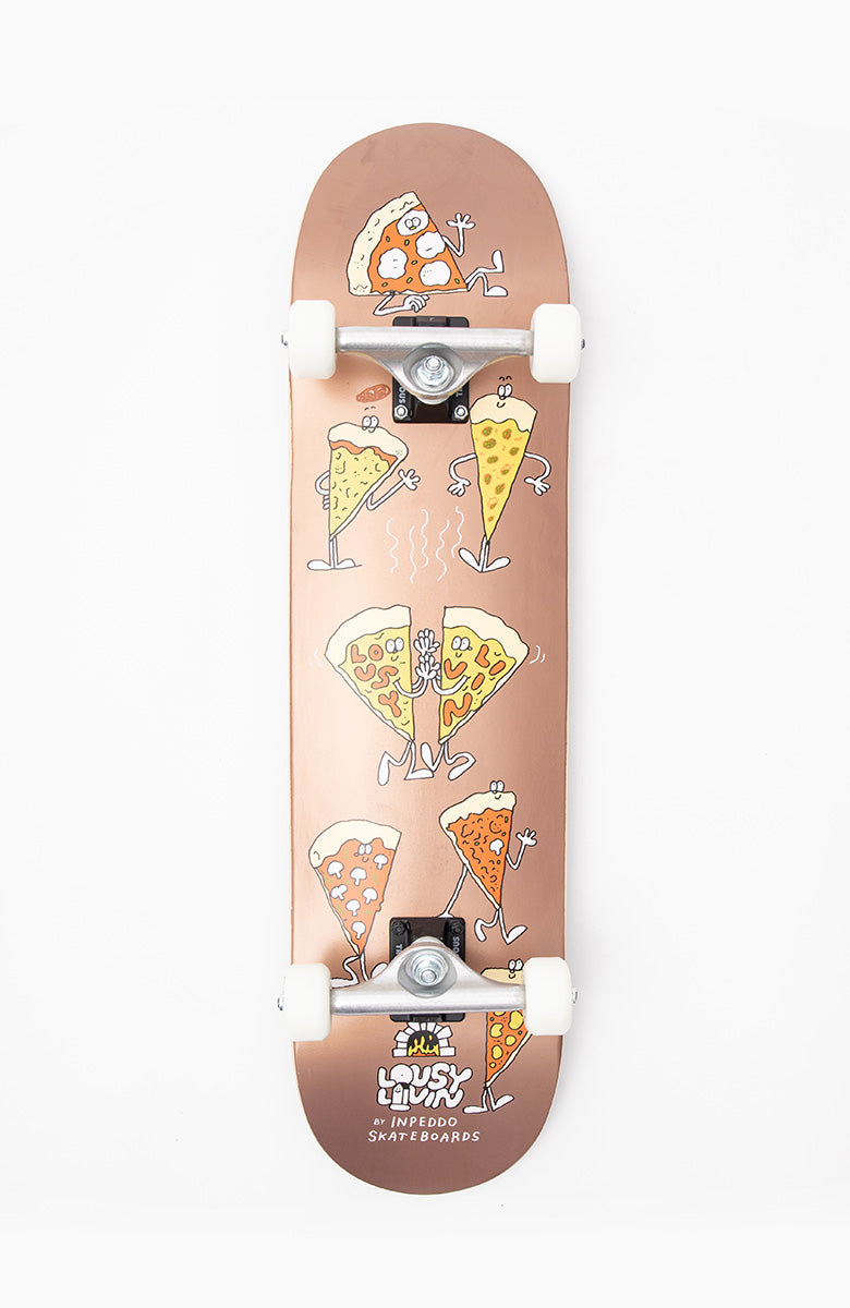 Inpeddo X Lousy Living - Pizza - Skateboard Complete