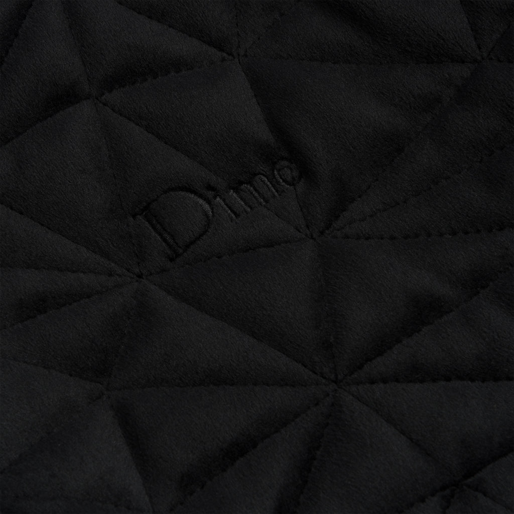 Dime Velour Bomber Jacket Black