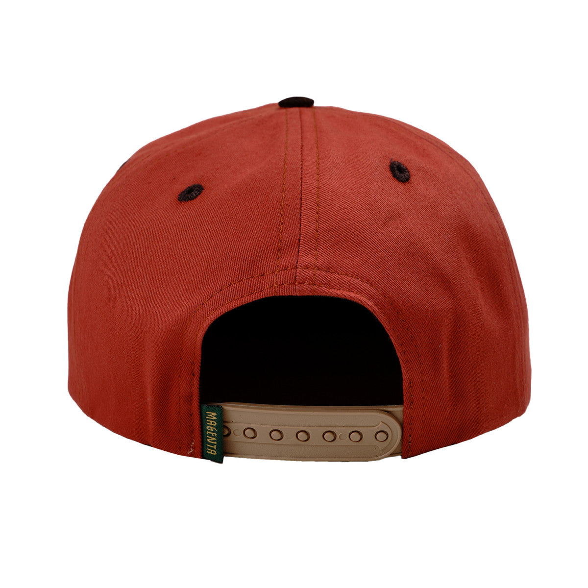 Magenta Quebec Snapback Hat Brick