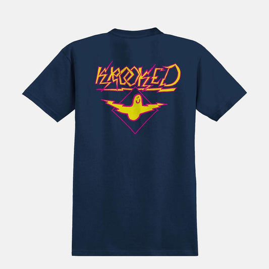 Krooked Bird Lightning Tee Navy