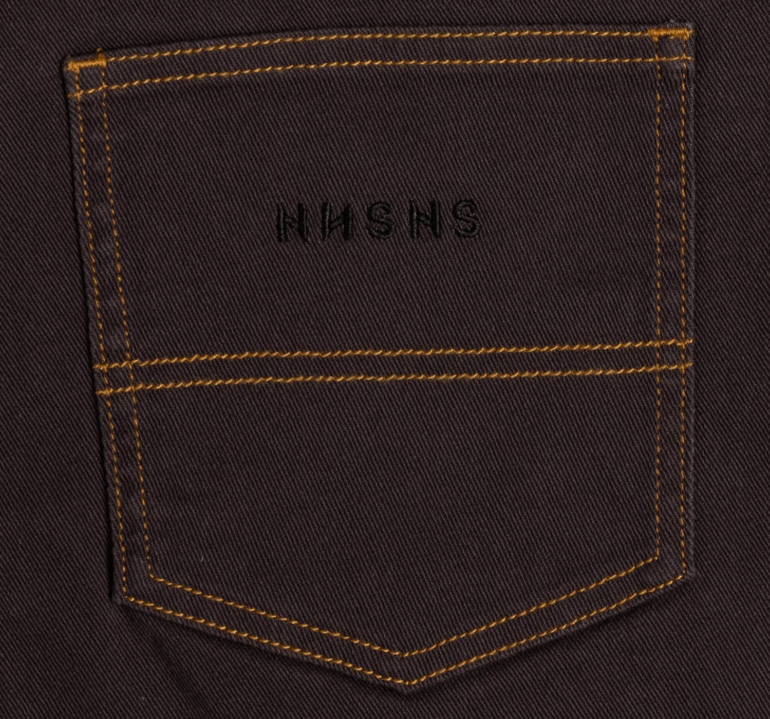 Nnsns Biggerfoot Short Black stoneStretch Denim