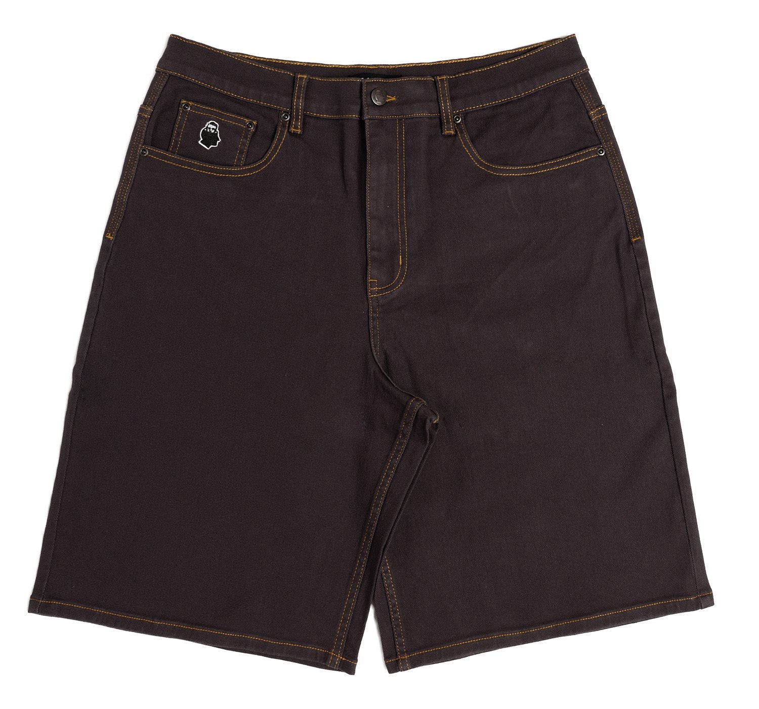 Nnsns Biggerfoot Short Black stoneStretch Denim