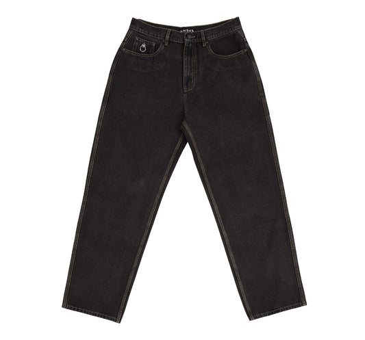 Nnsns Bigfoot Black Washed Denim Pant