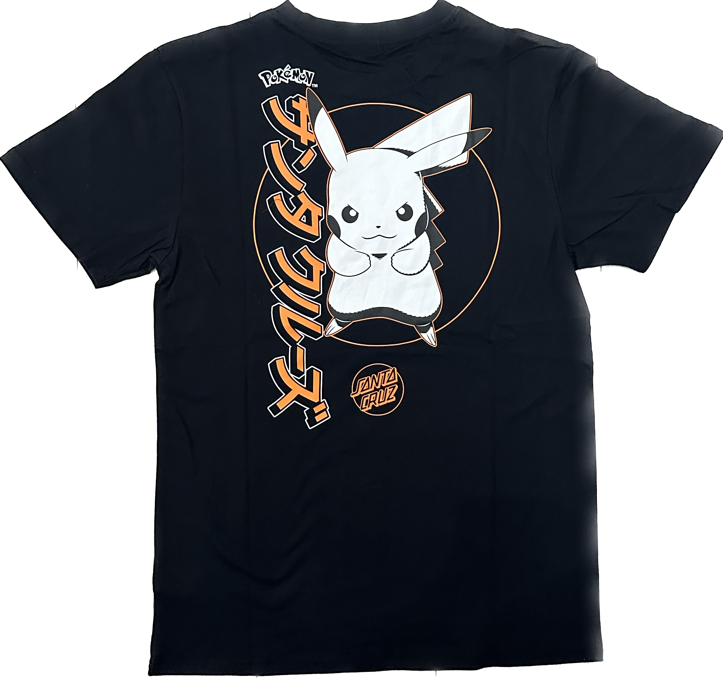 Santa Cruz x Pokemon Pikachu Tee Black