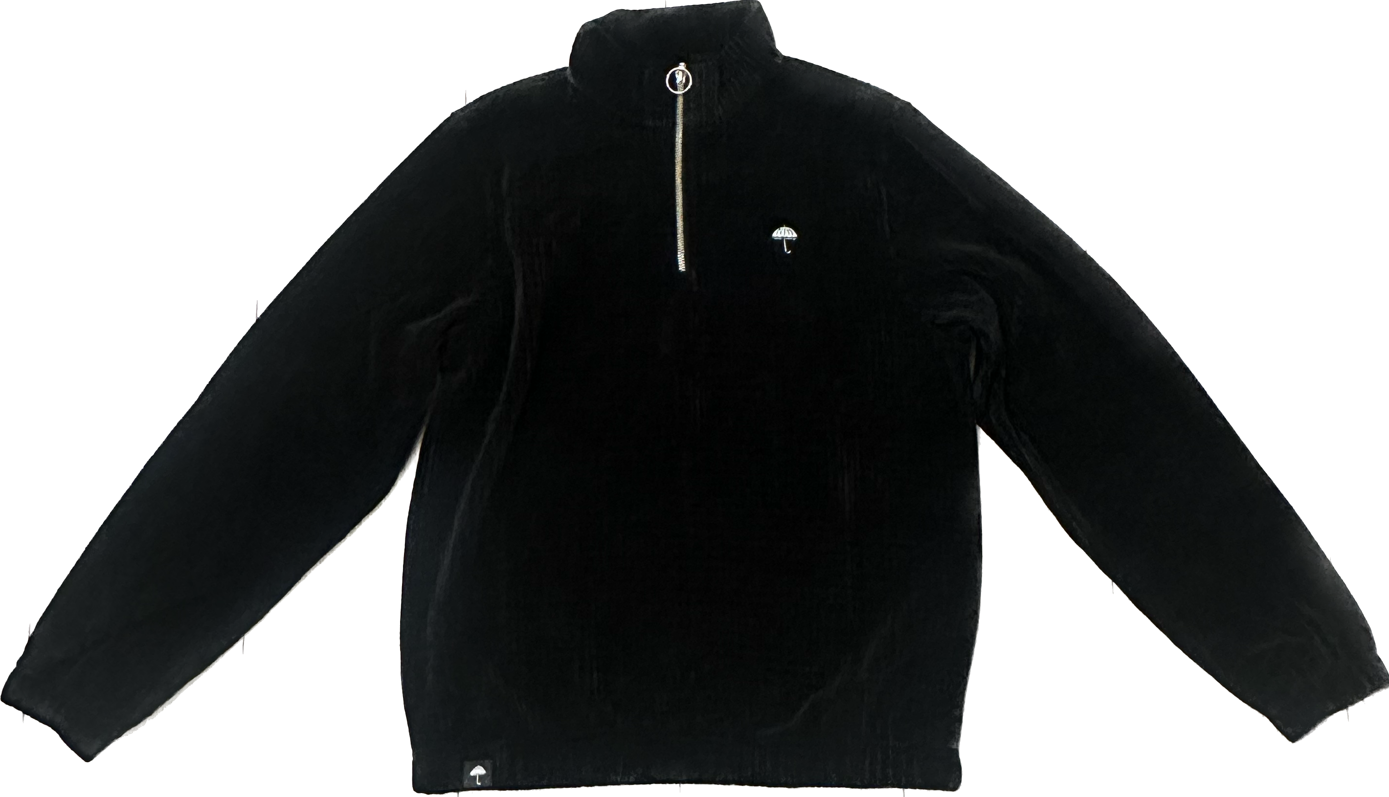 Helas Damerino Quarter Zip Black