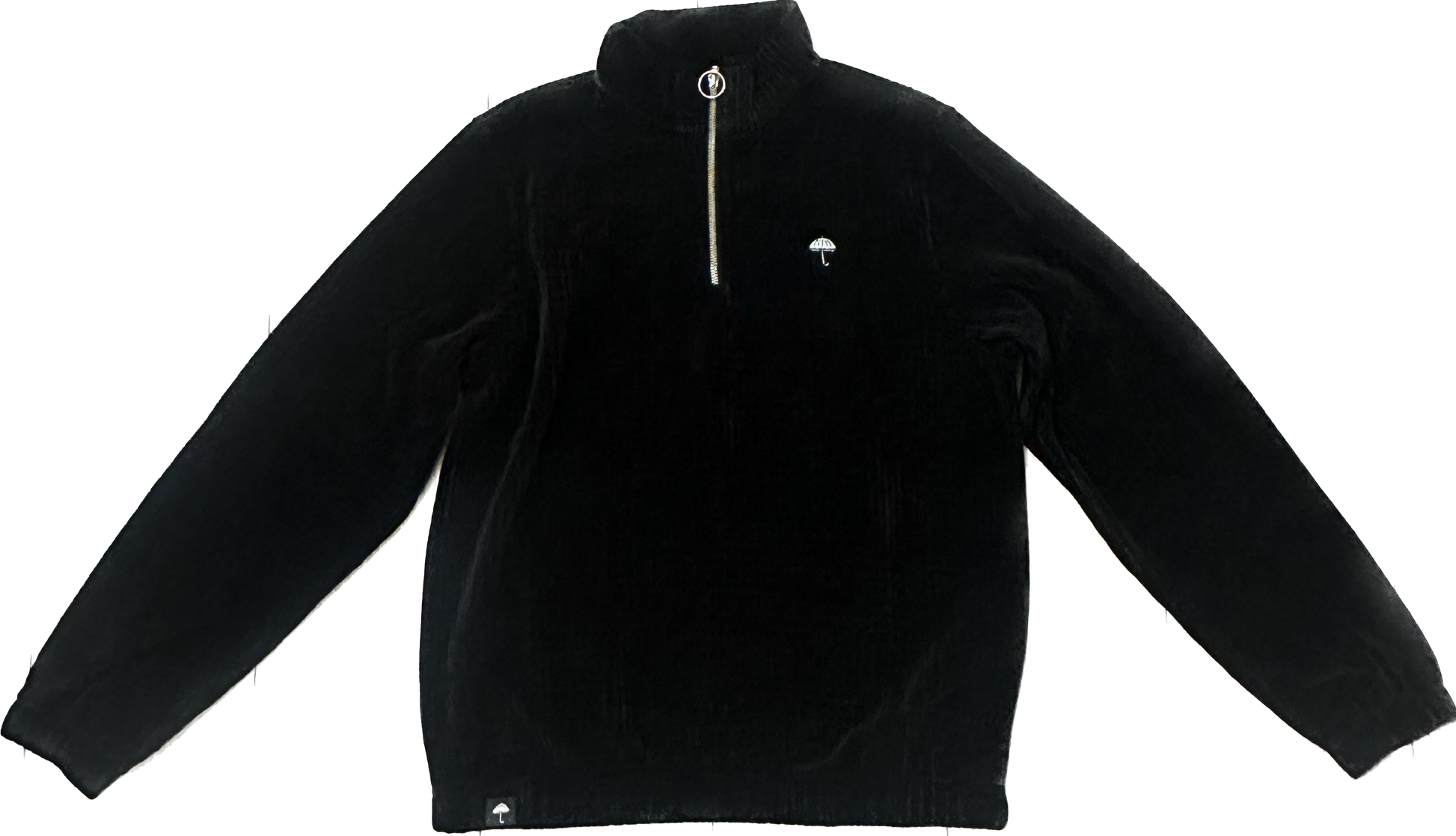 Helas Damerino Quarter Zip Black