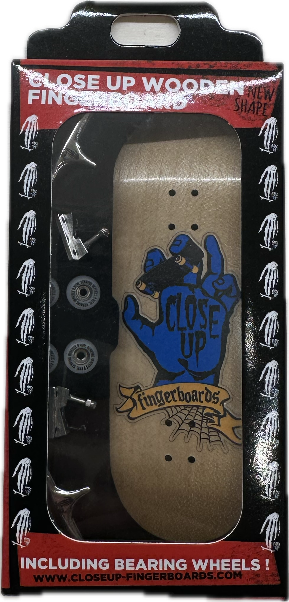 Close Up Fingerboard 34mm Riding Hand Natural Complete