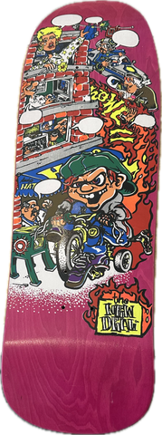 Heritage THE NEW DEAL "Tricycle Kid" Andy Howell Skateboard Deck 9.625" Screenprinted 30th Anniversary