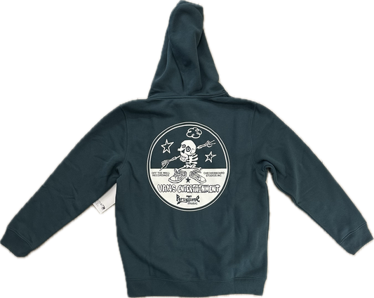 VANS Entertainment YOUTH PULLOVER ZIP HOODIE BOY Green