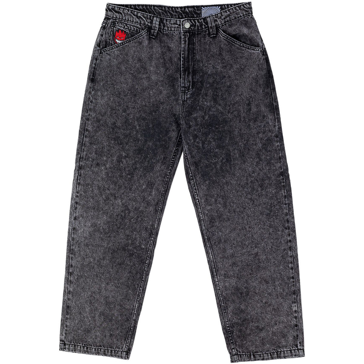 Spitfire Baggy Denim Pant Washed Black